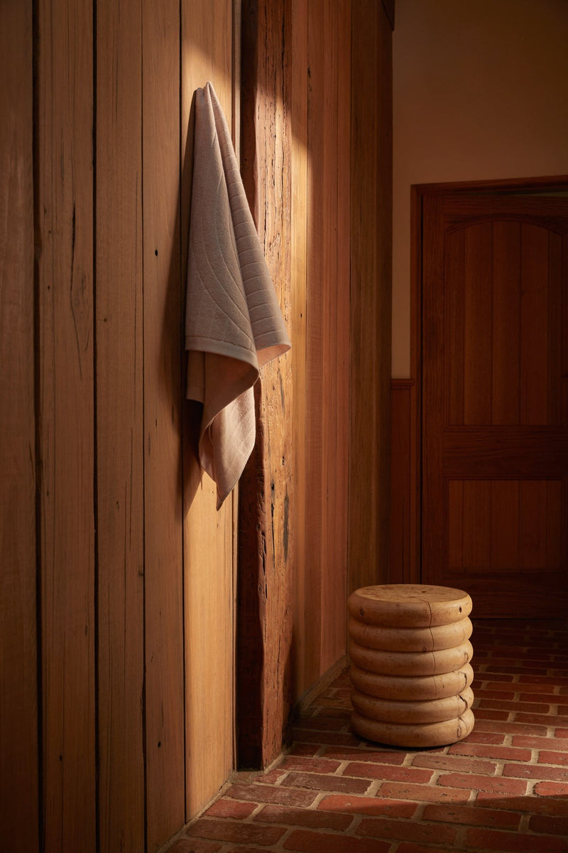 Josephine Hand Towel in Tabac Noir, Baina, Covet + Lou