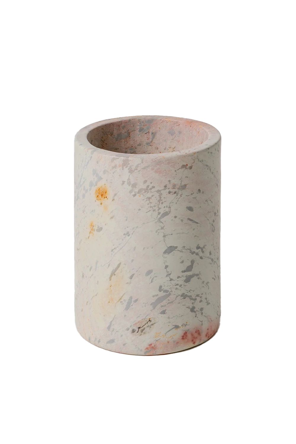 Soapstone Utensil Holder — Pink Stone