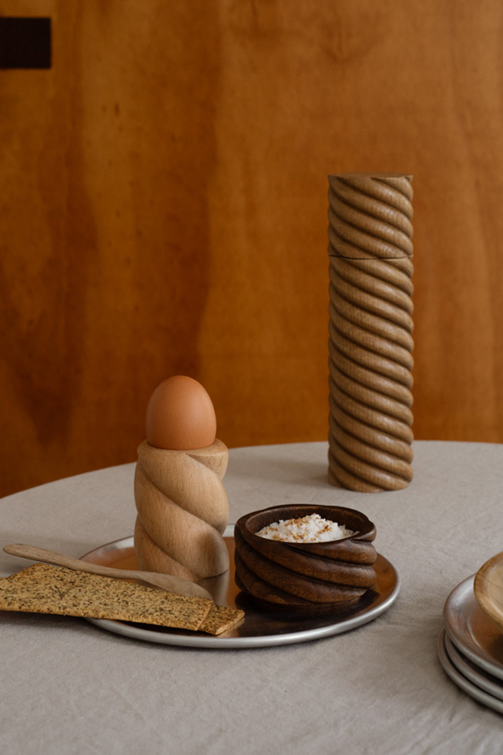 Torsade Pepper Mill in Oak