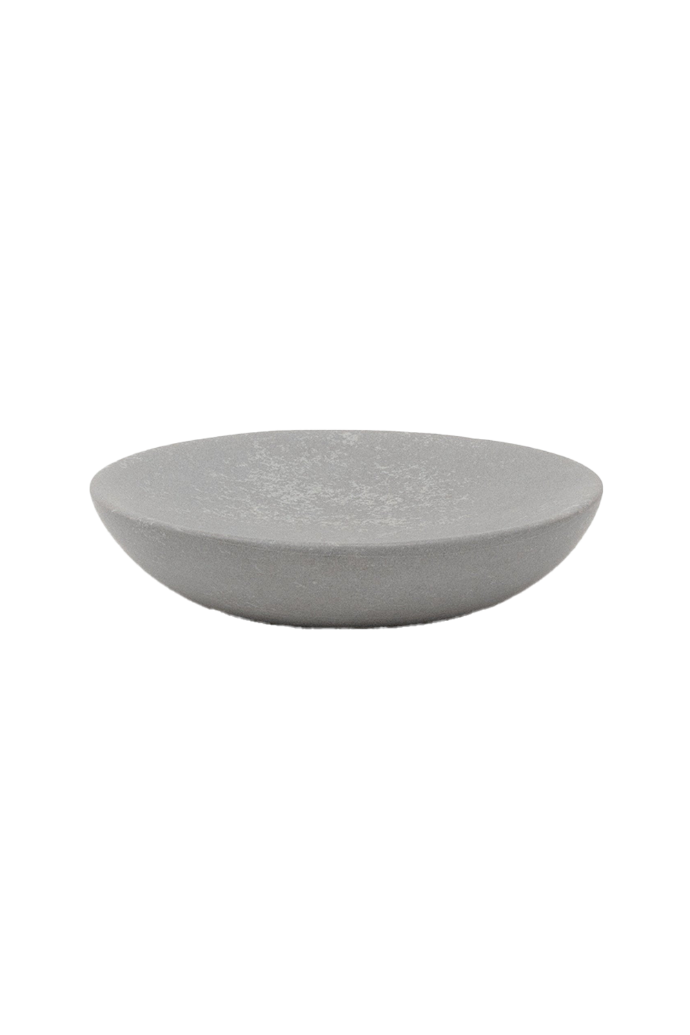 Round Soap Dish — Grey Stone (Second)