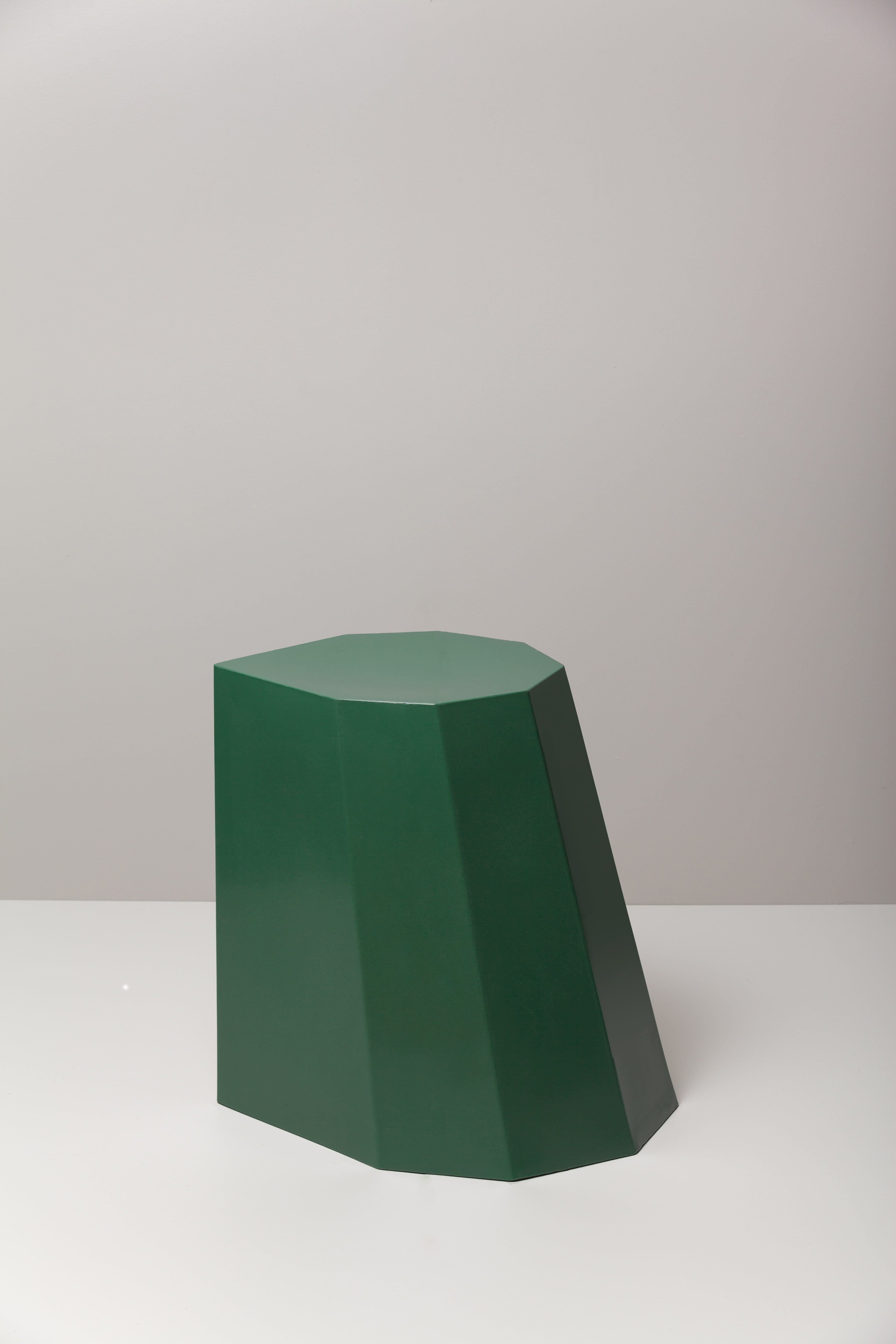 Arnold Circus Stool in Forest Green