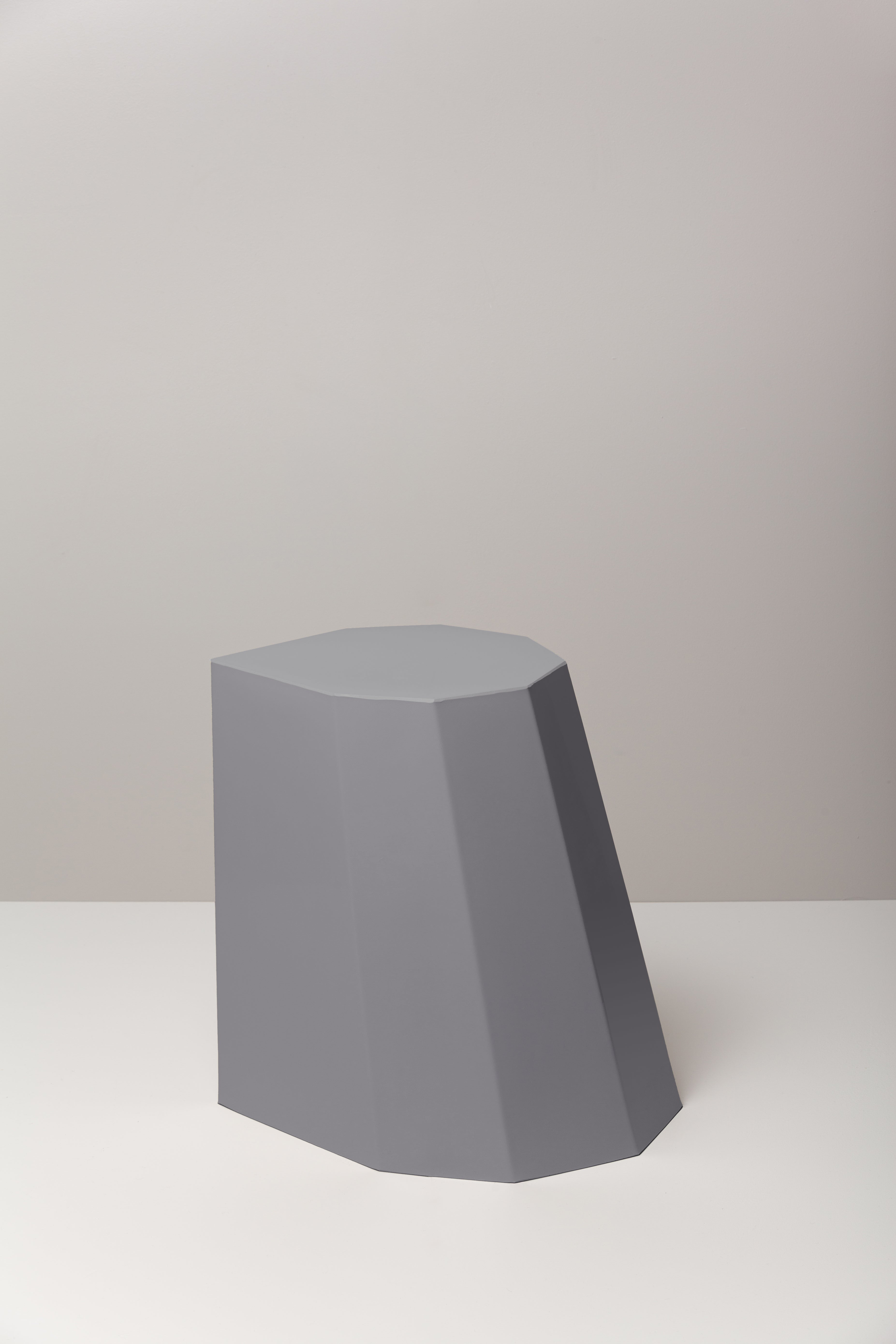 Arnold Circus Stool in French Grey