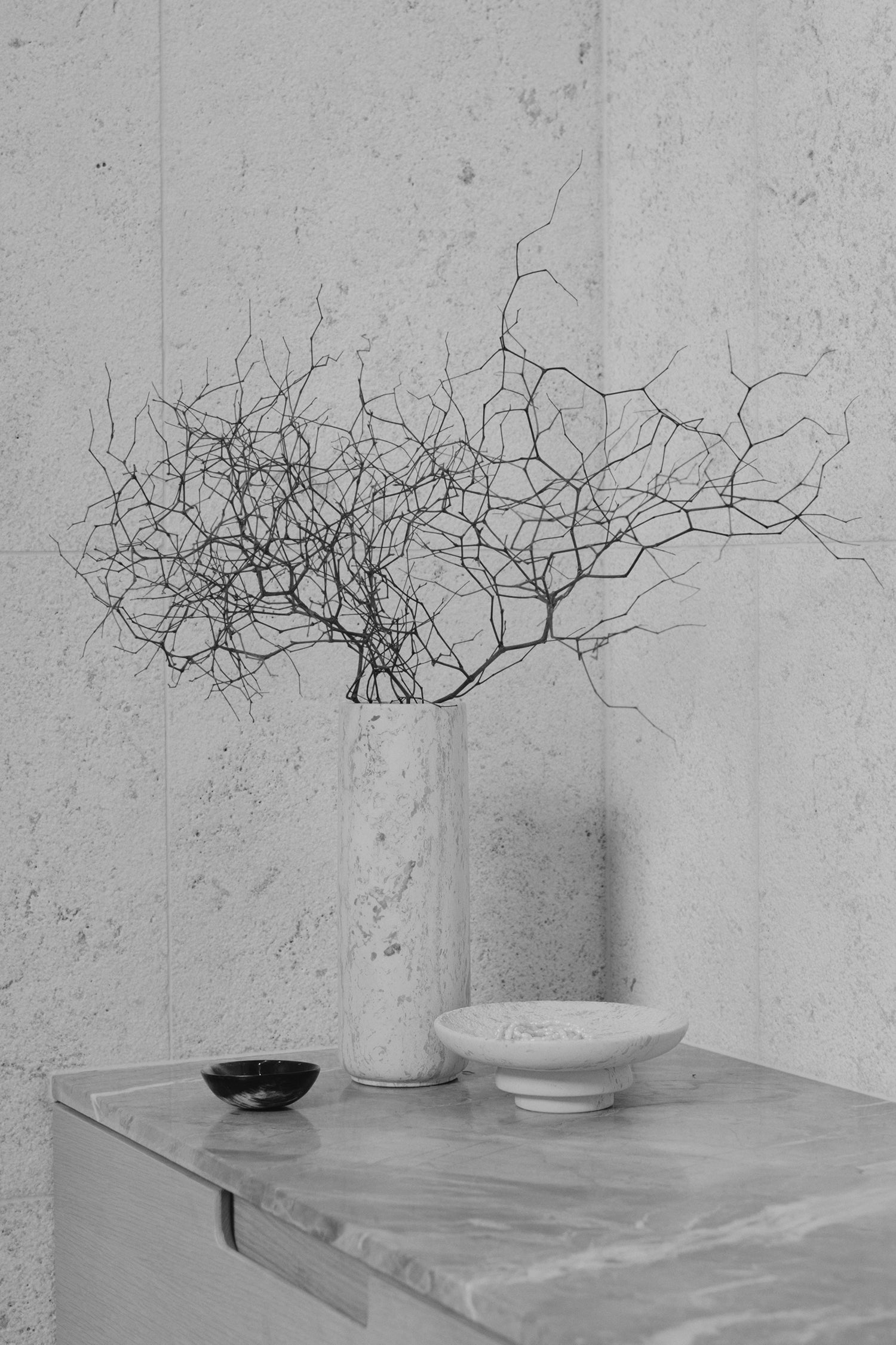 Amina Bowl Tall — Pink Stone