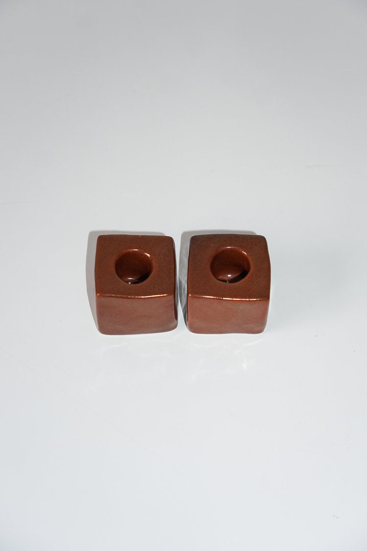 Candle Holder Mini in Red Ash