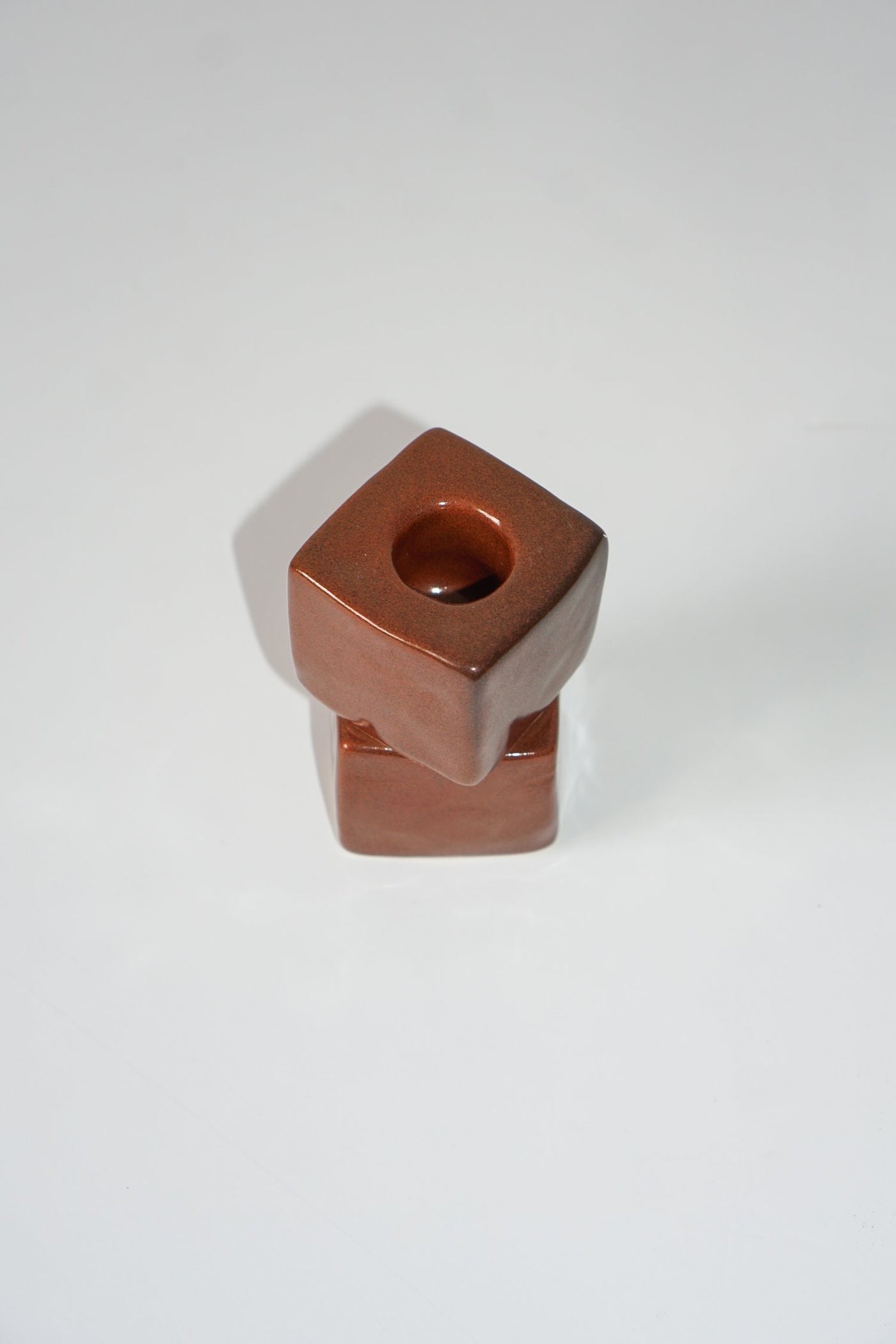 Candle Holder Mini in Red Ash