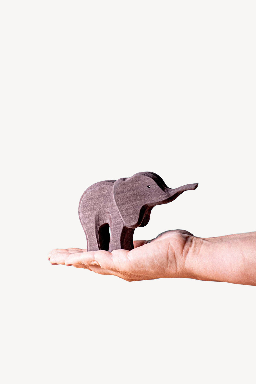 Wooden Elephant Calf