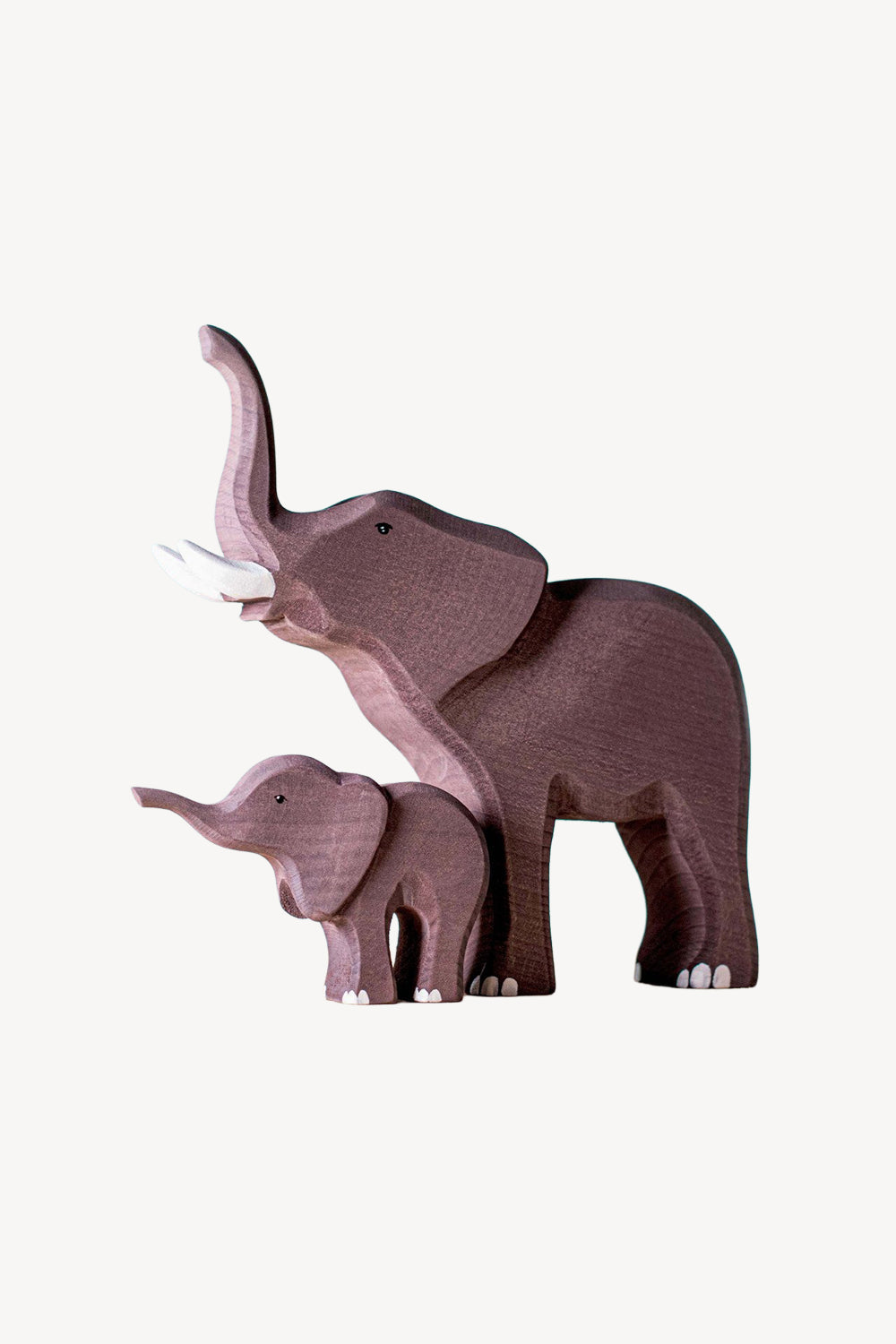 Wooden Elephant Calf