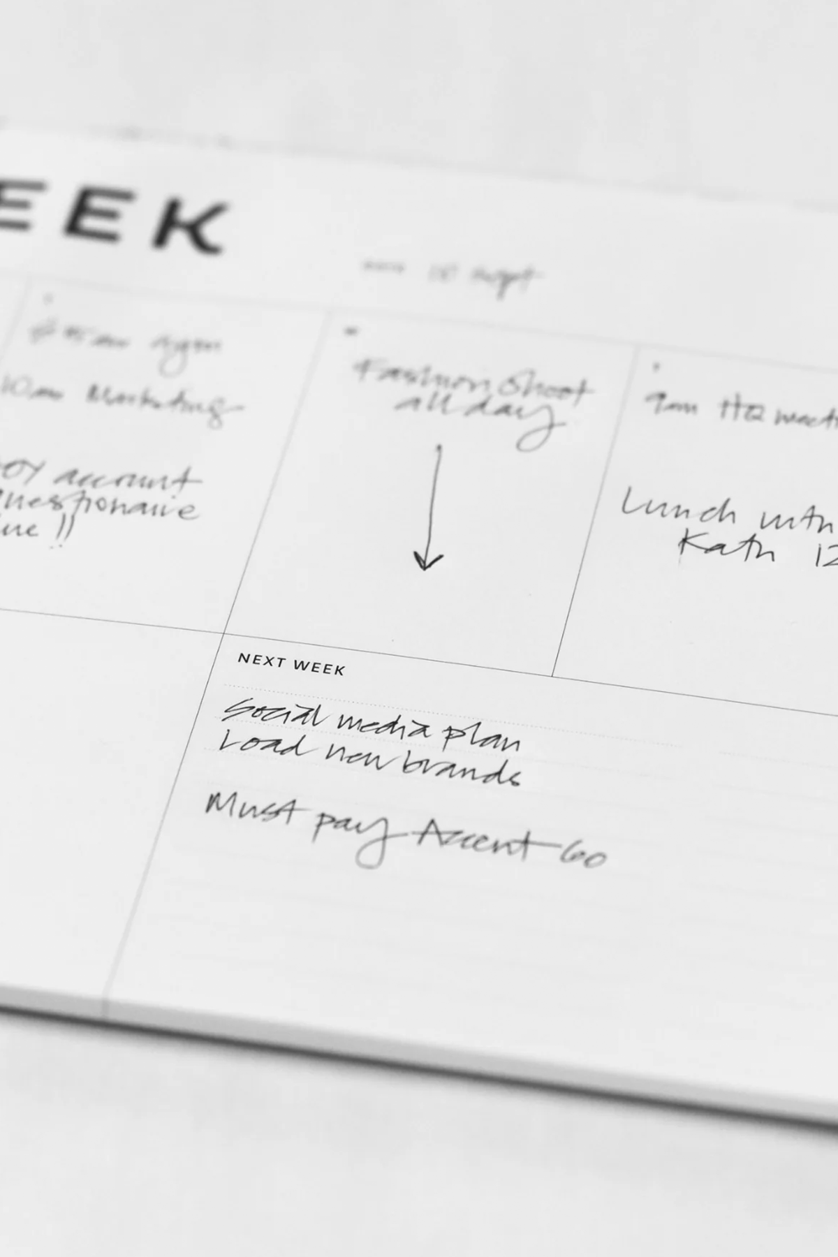 Weekly Planner A4
