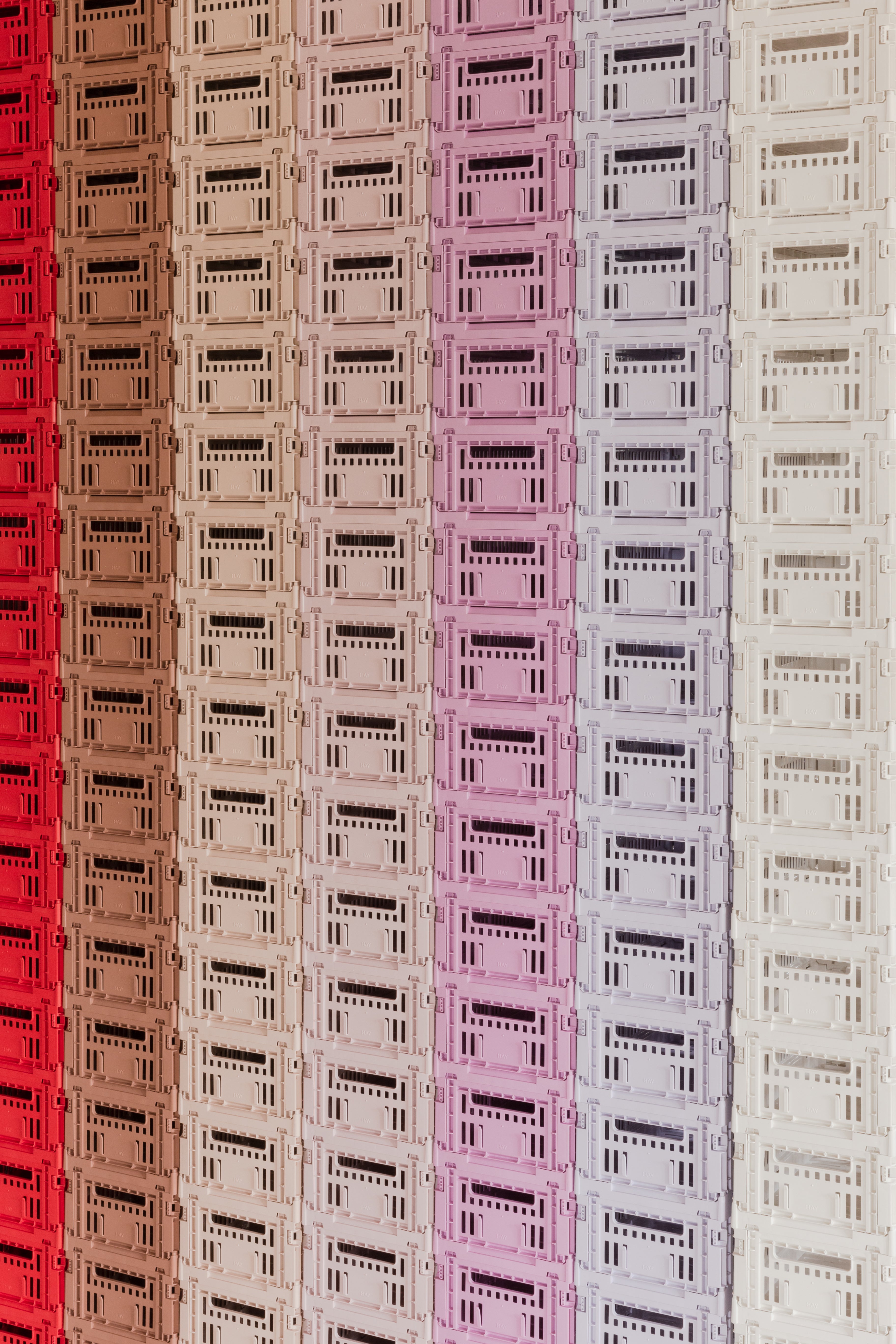 Small Colour Crate in Powder