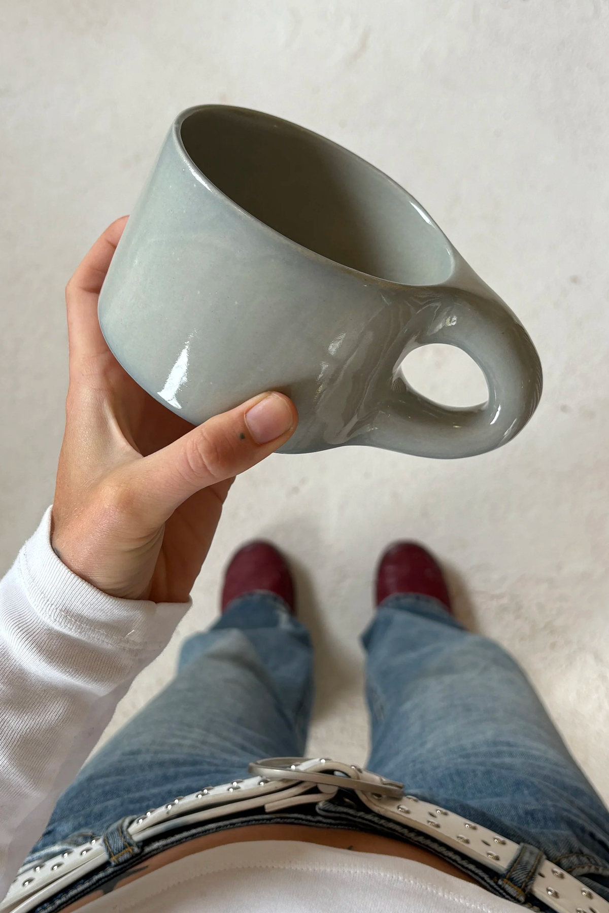 Chubby Mug in Steel