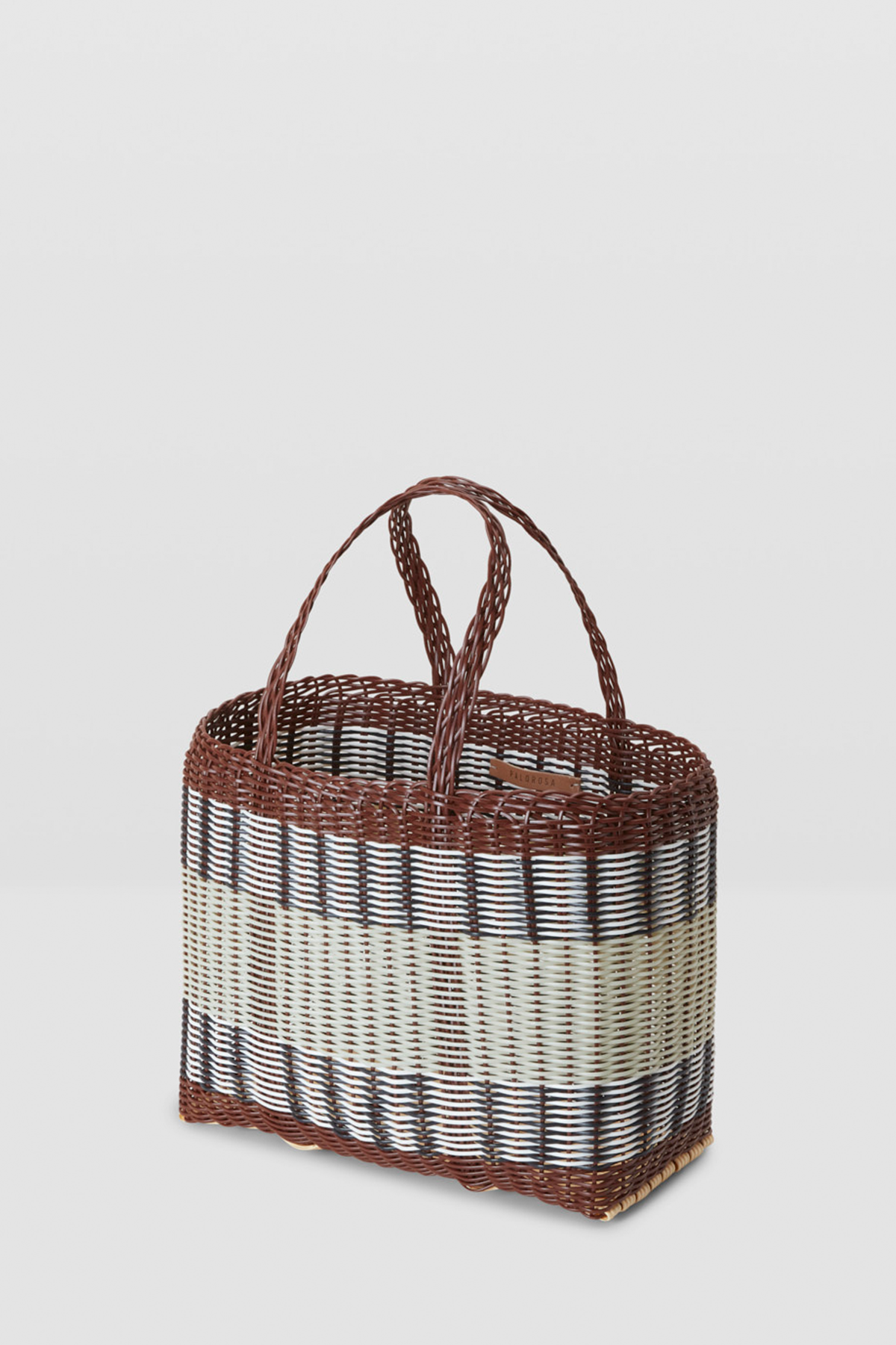 Small Basket in Chocolate & Palm