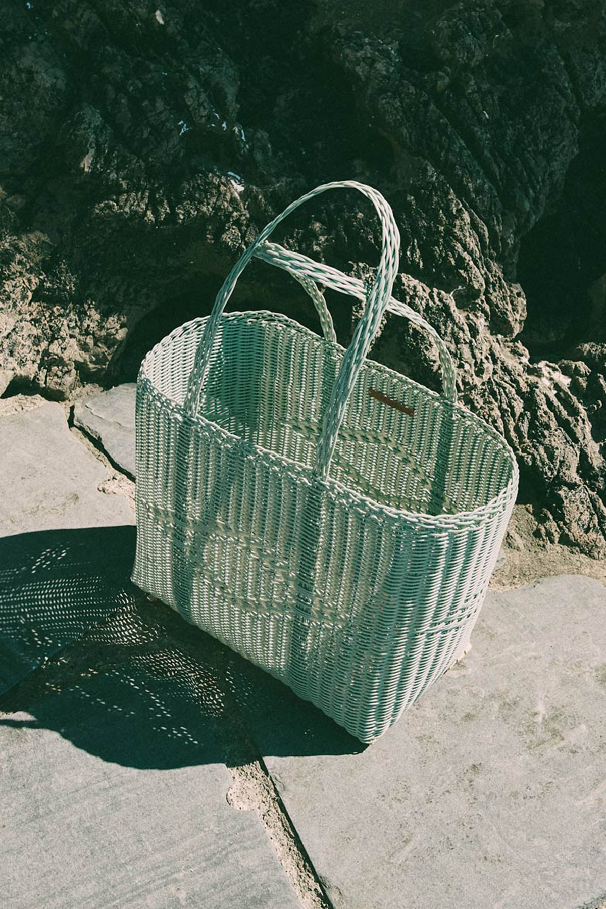 Medium Basket in Eucalyptus