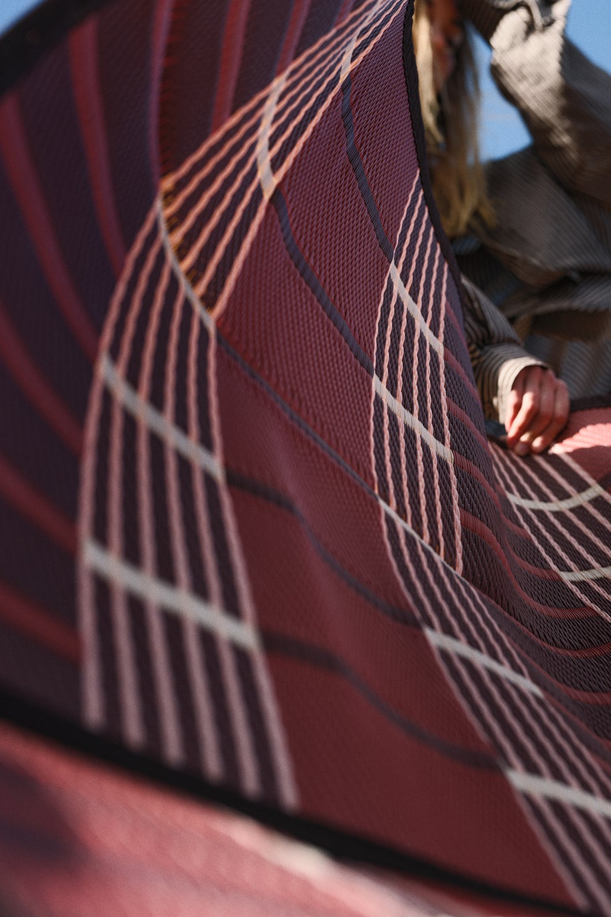 Woven Outdoor Mat in Ember