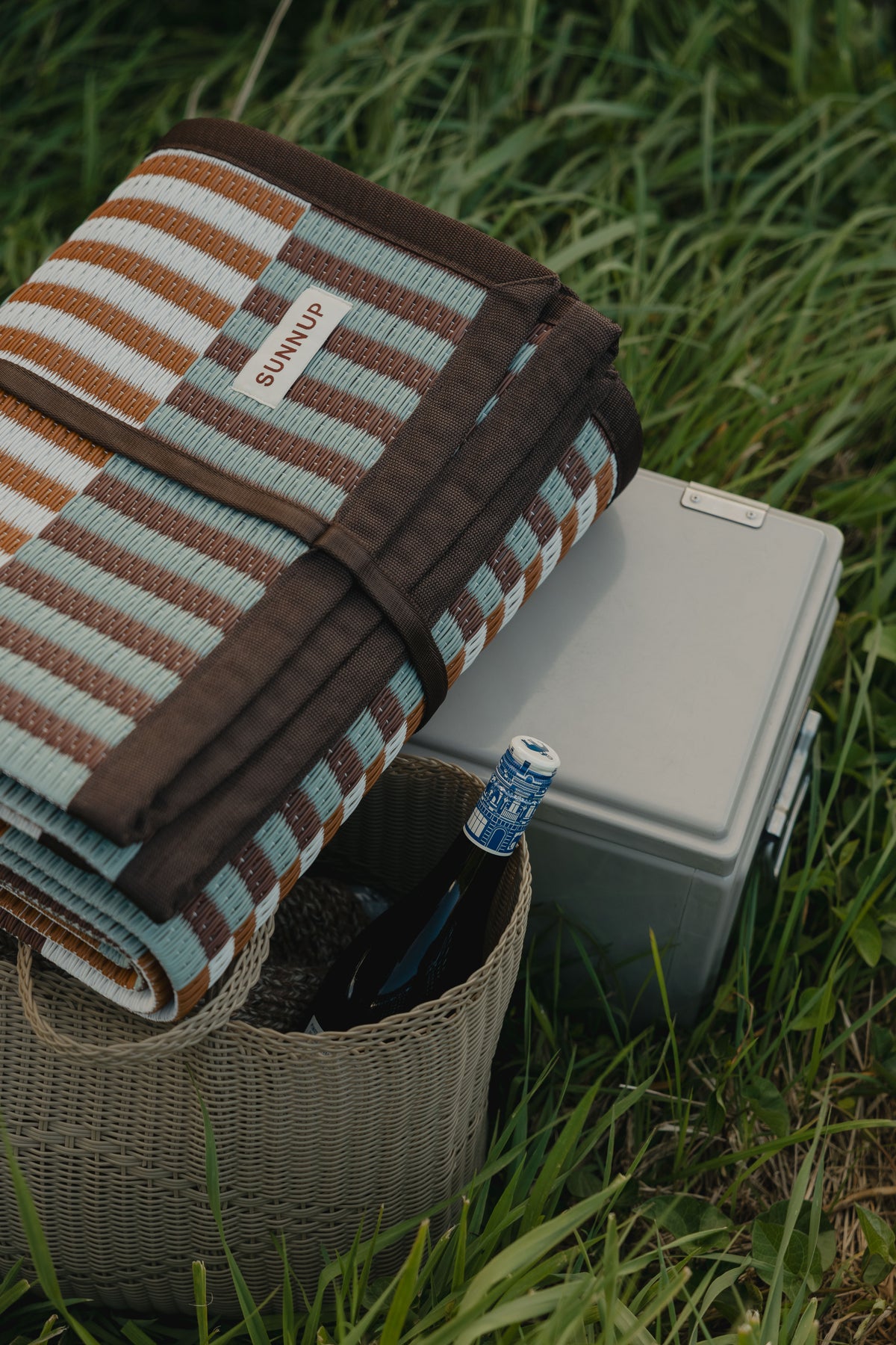 Woven Outdoor Mat in Tsuki