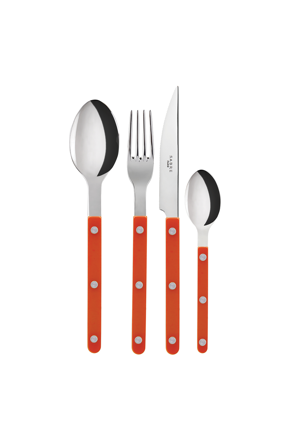 Bistrot Solid Cutlery Set in Orange