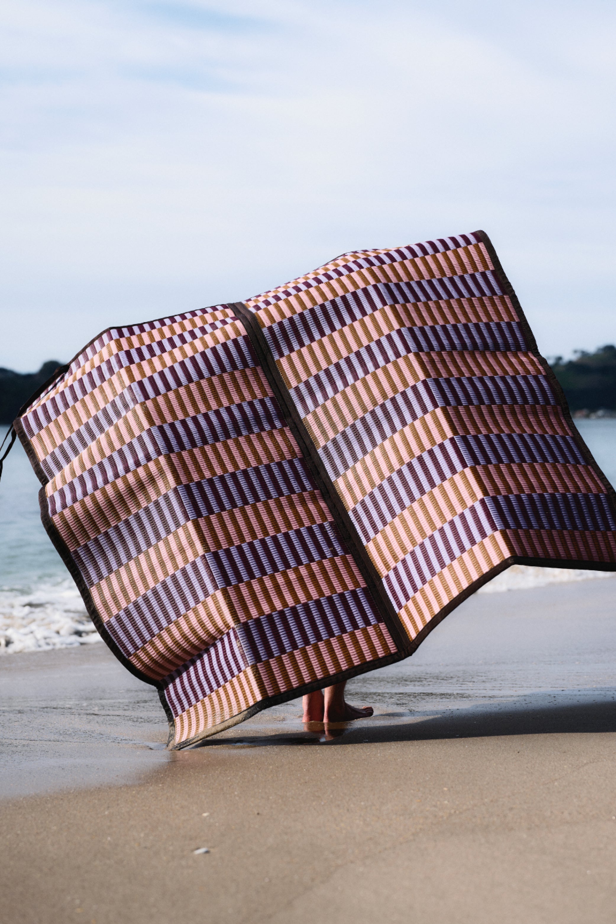 Woven Outdoor Mat in Sakura