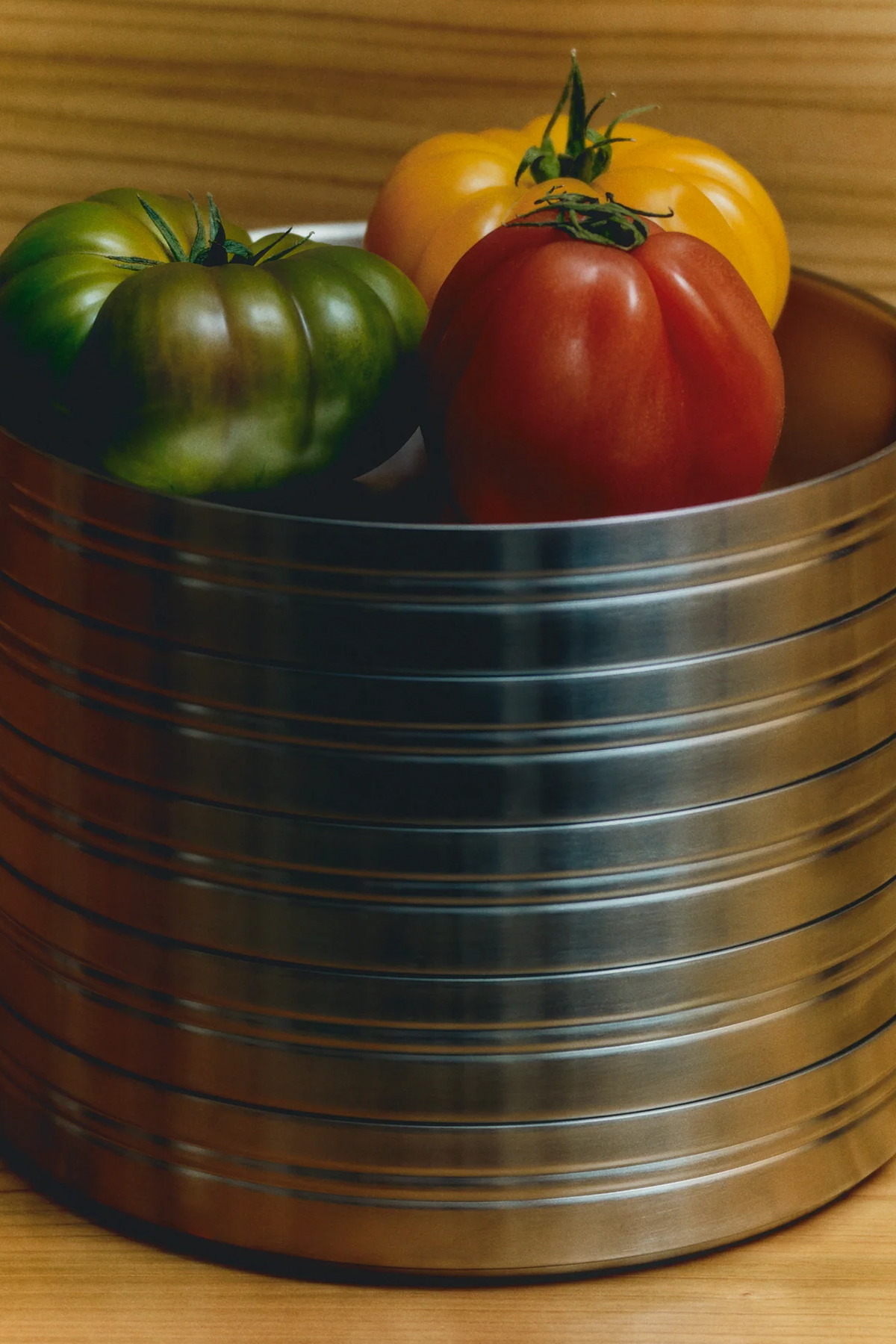 Stainless Steel Pasta Plate — Set of 2