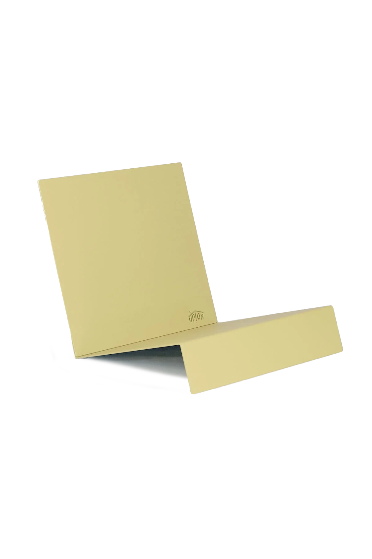 LP Record Stand in Pale Yellow