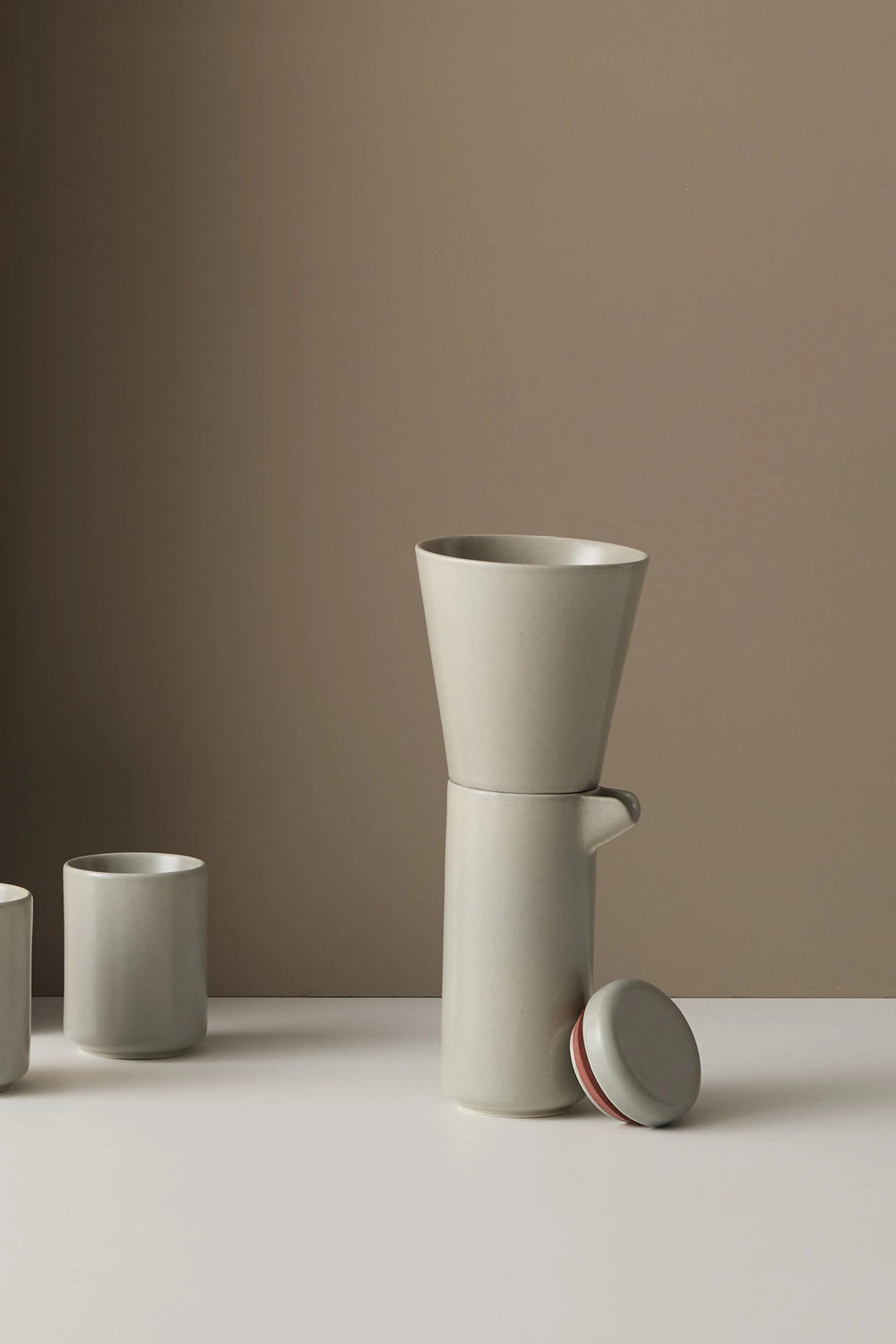 Coffee Dripper in Satin White