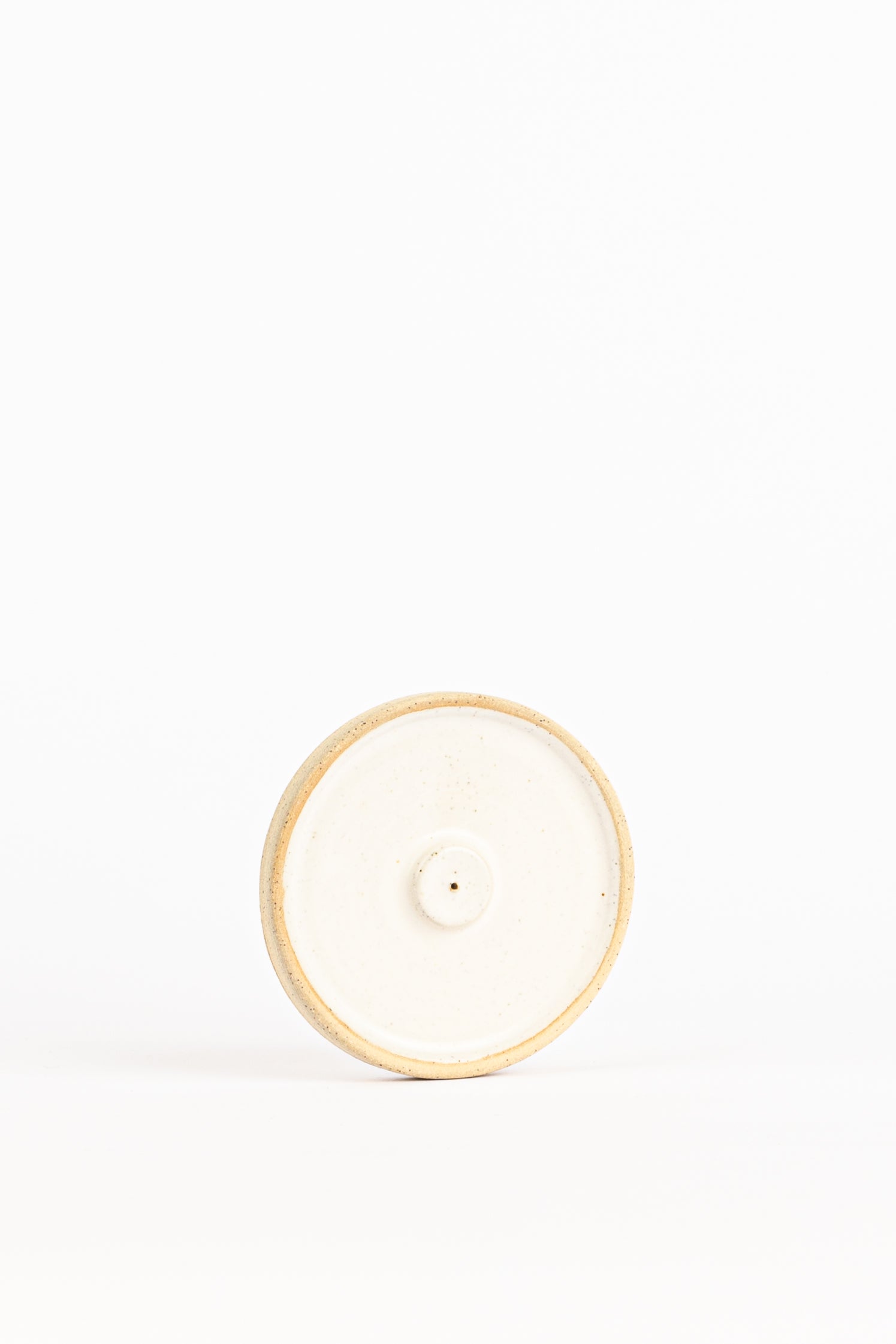 Ceramic Incense Holder — Cream