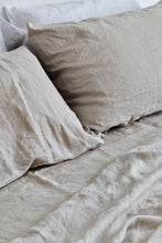 Load image into Gallery viewer, 100% Linen Fitted Sheet in Dove Grey
