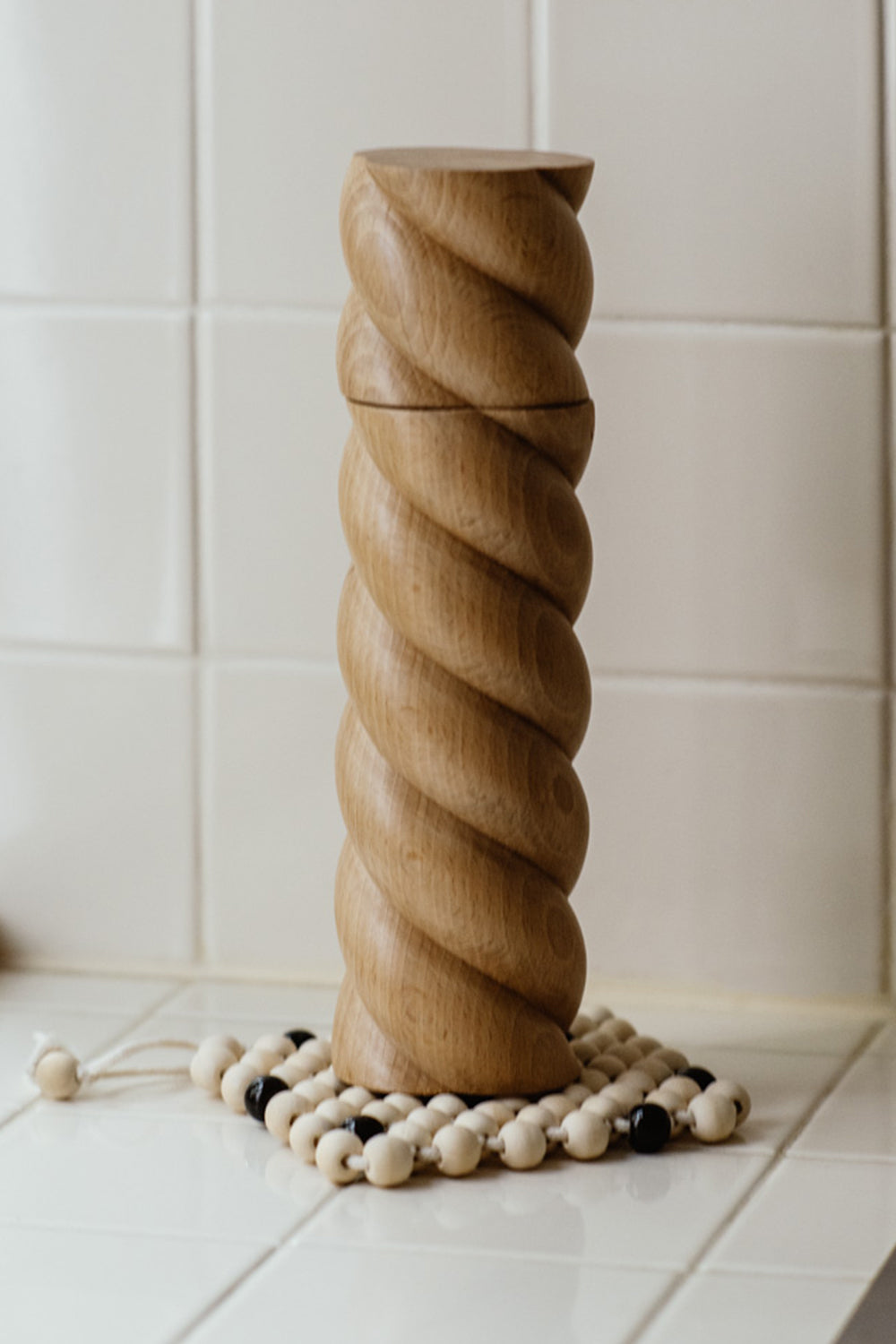 Torsade Pepper Mill in Beech