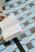 Load image into Gallery viewer, Woven Outdoor Mat in Azure
