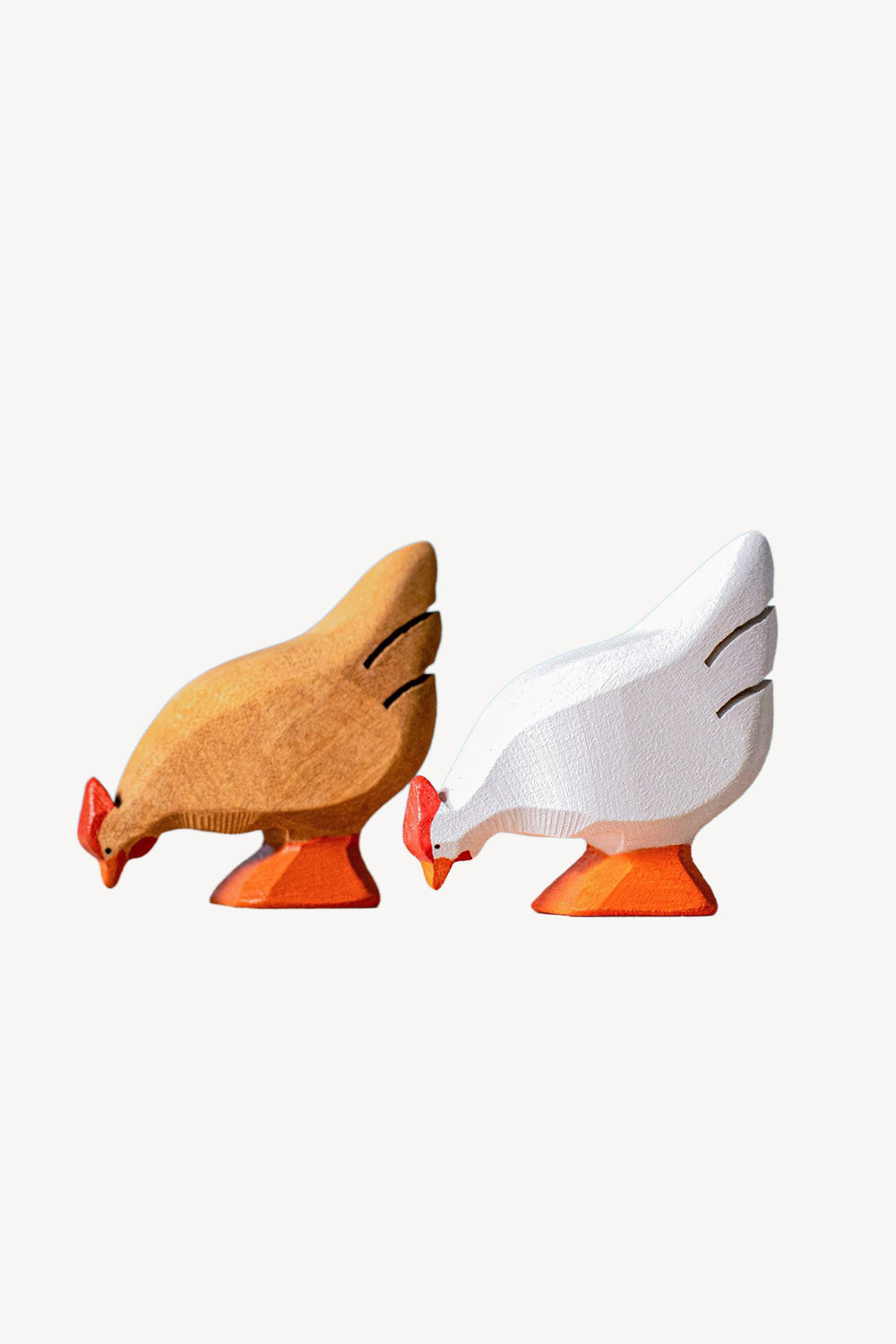 Wooden Brown Hen