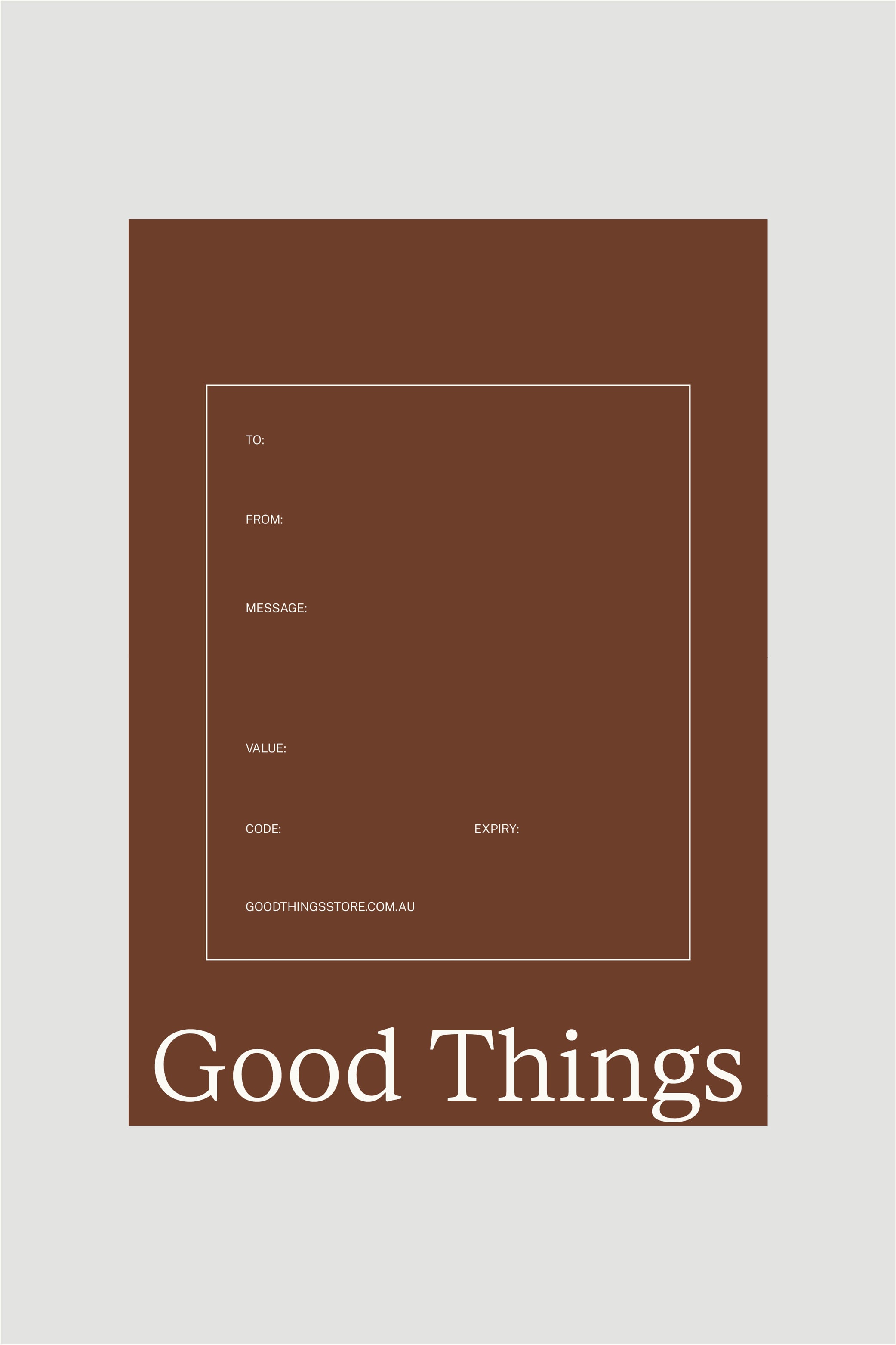 Good Things Gift Card