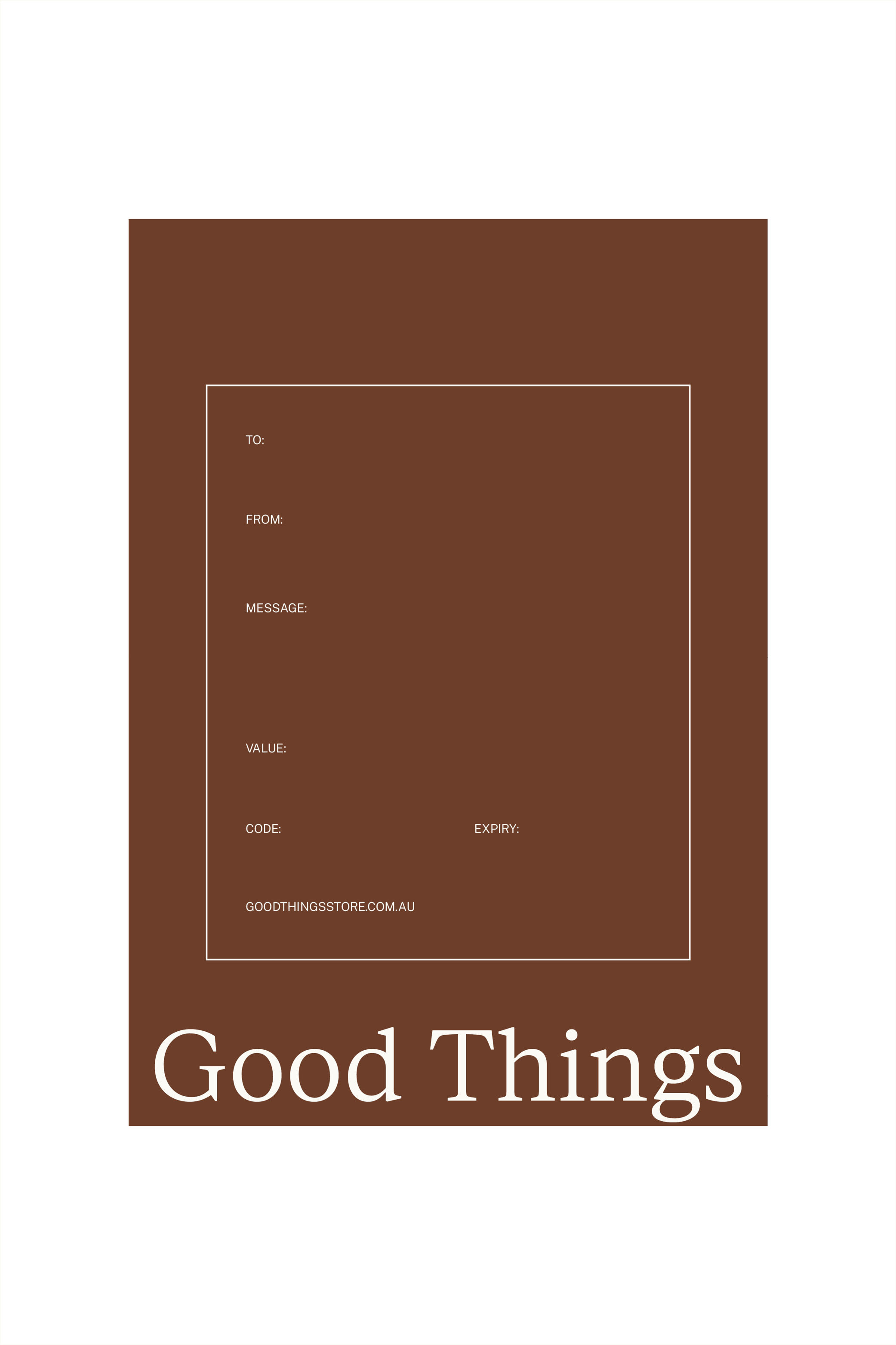 Good Things Gift Card