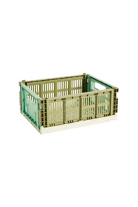 Medium Colour Crate Mix in Olive & Mint