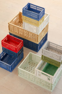 Large Colour Crate in Off White