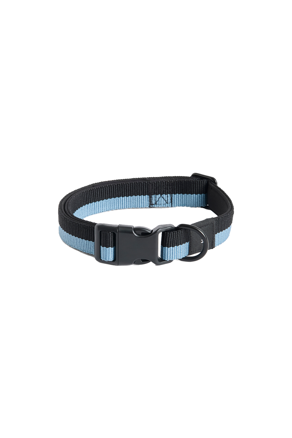 Dogs Collar in Blue & Black— Medium/Large