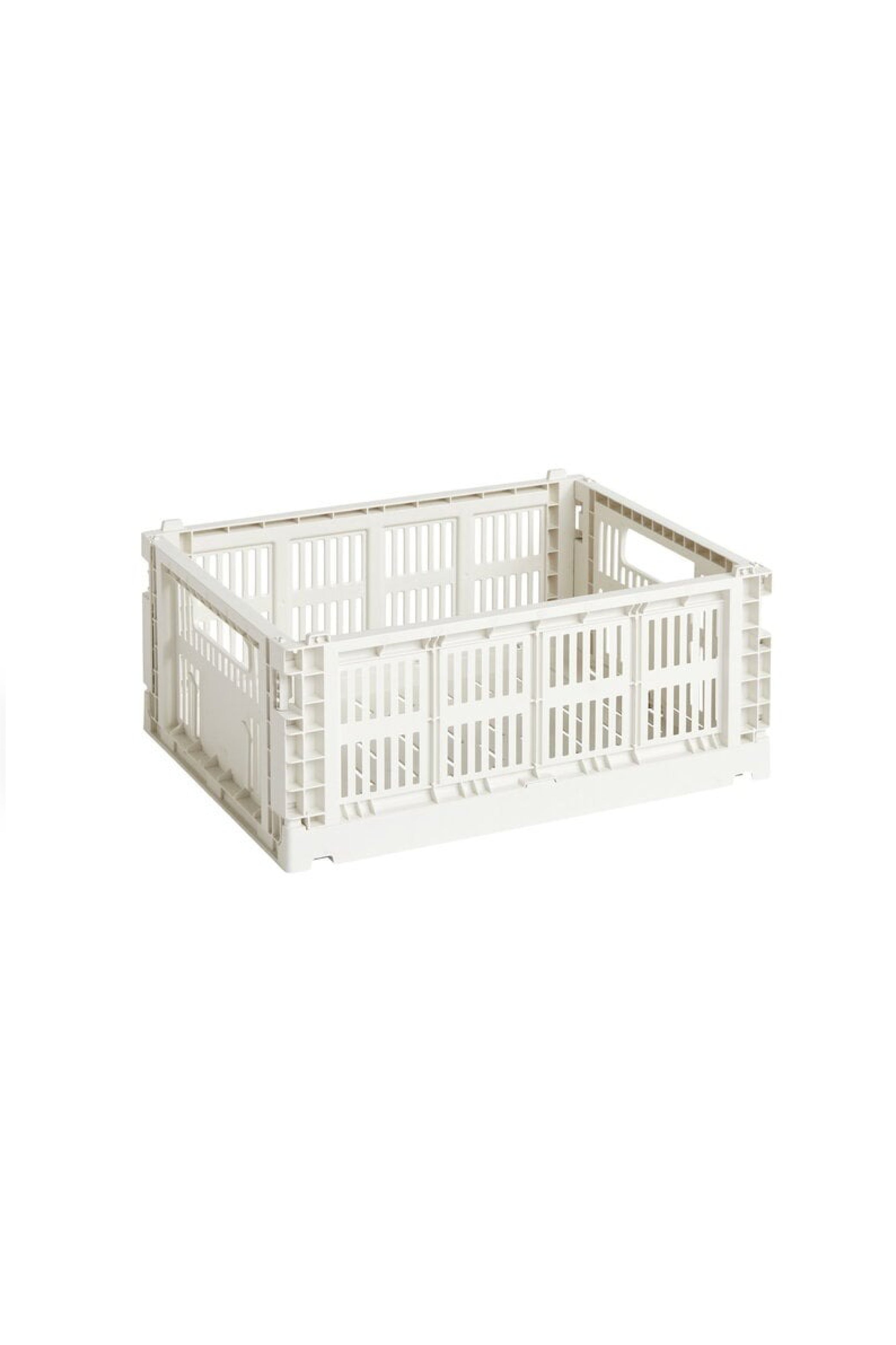Medium Colour Crate in White