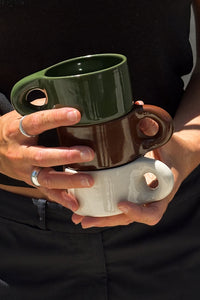 MINI Chubby Mug in Red Ash
