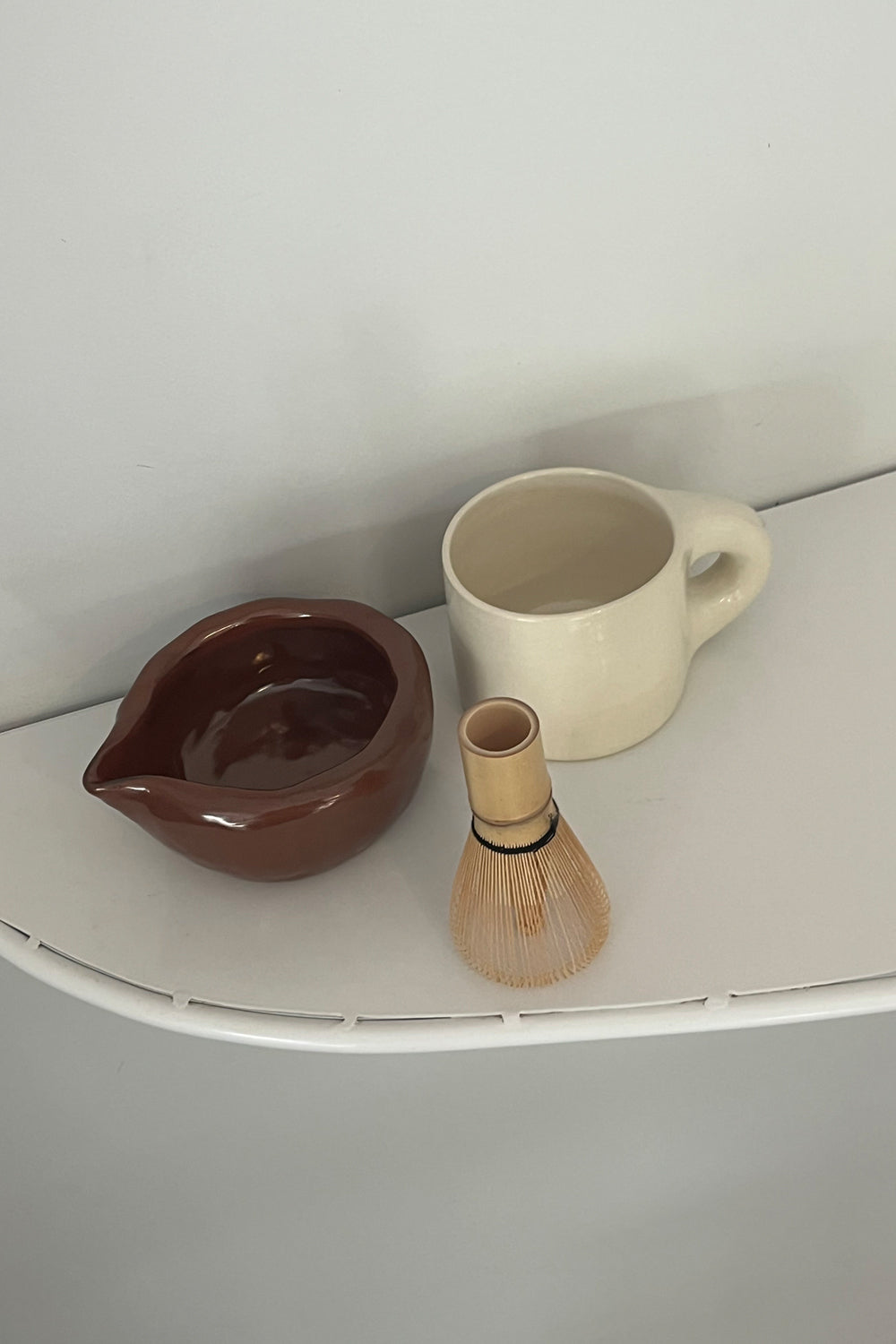 Matcha Bowl in Red Ash