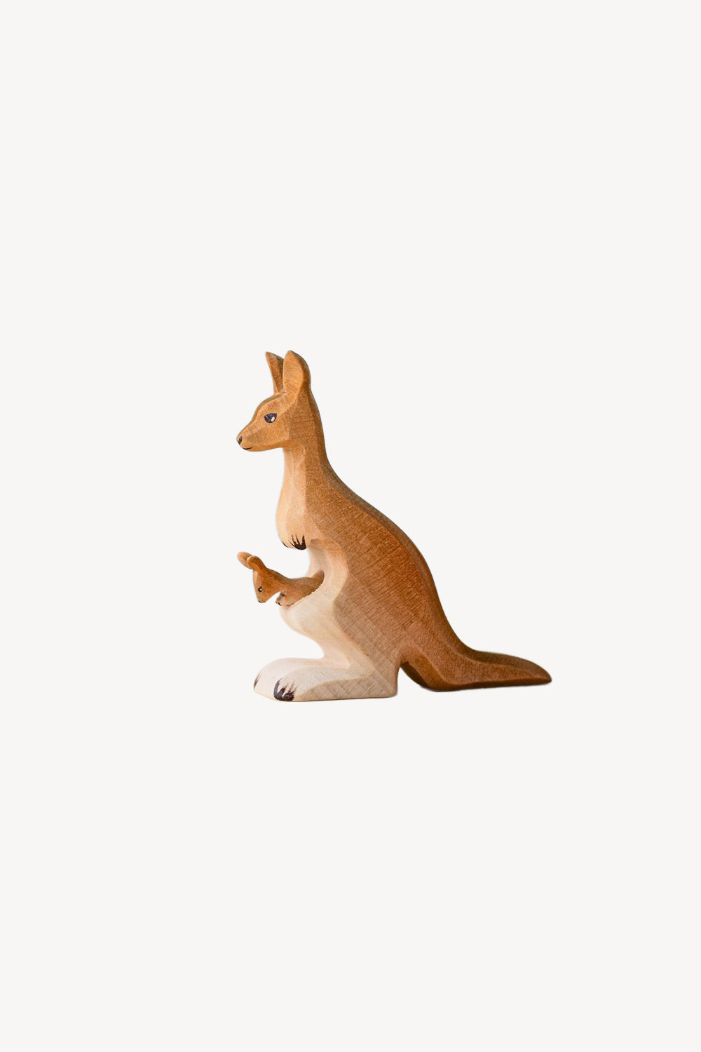 Wooden Mama Kangaroo & Joey