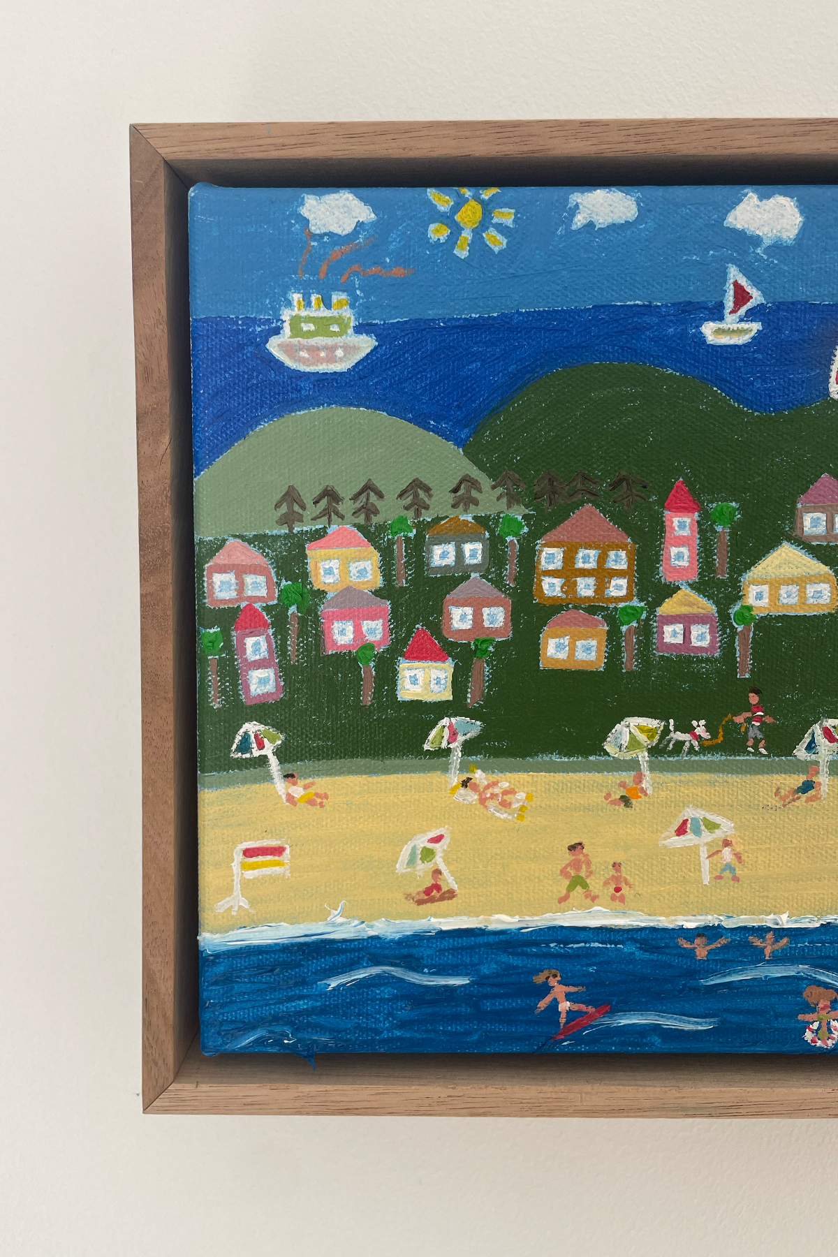 Oil Canvas — Day At The Beach