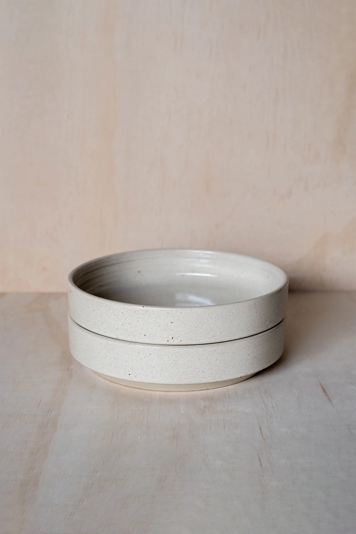 Large Stacking Bowl in Beige