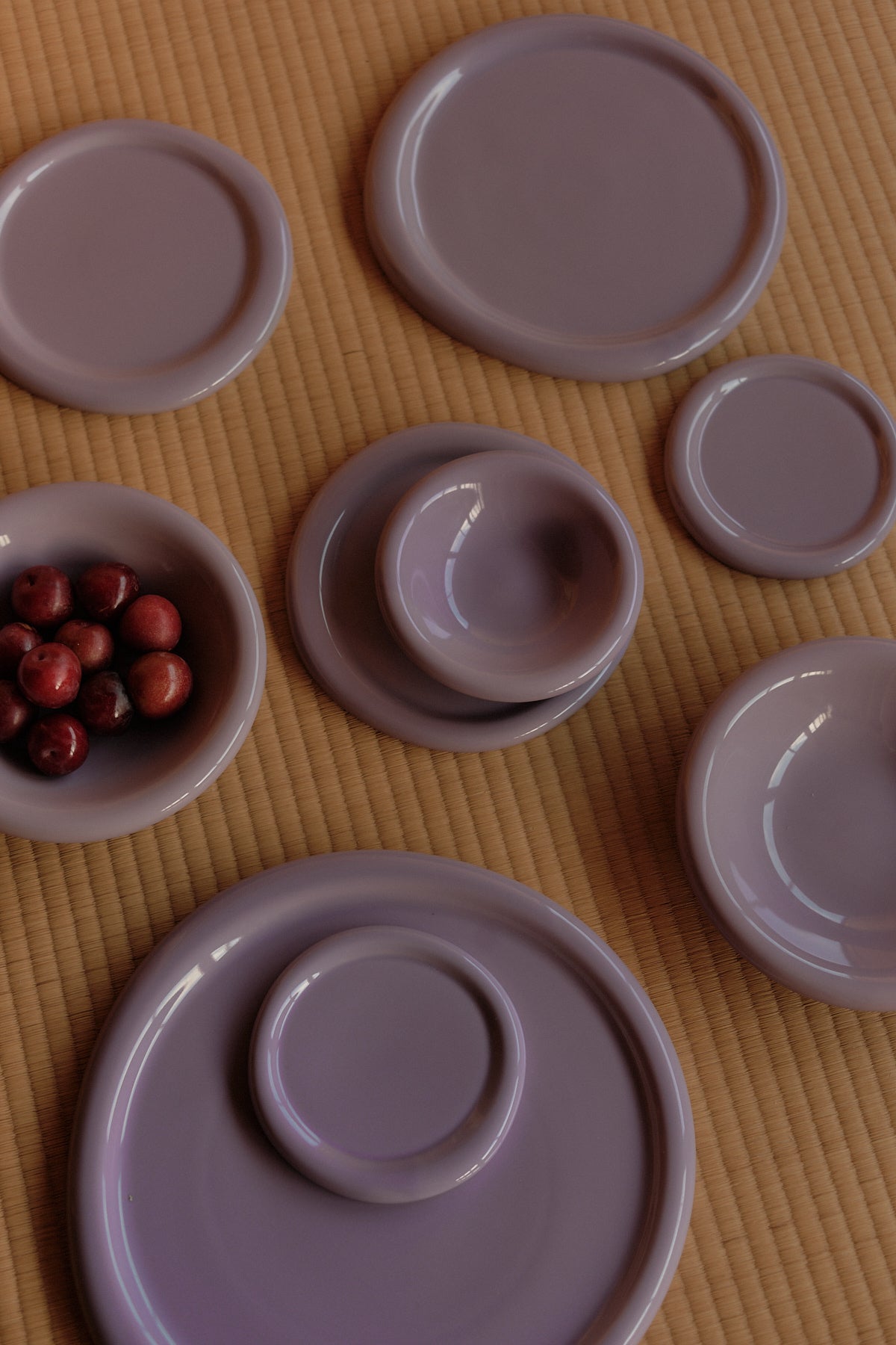 Snack Plate in Lilac