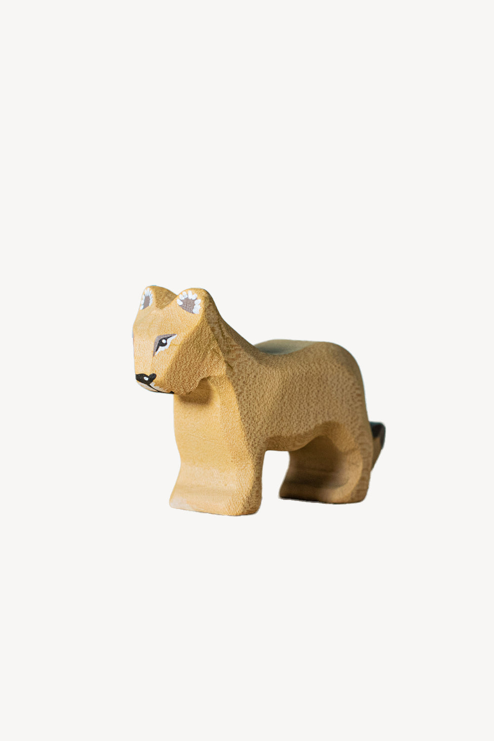 Wooden Lion Cub