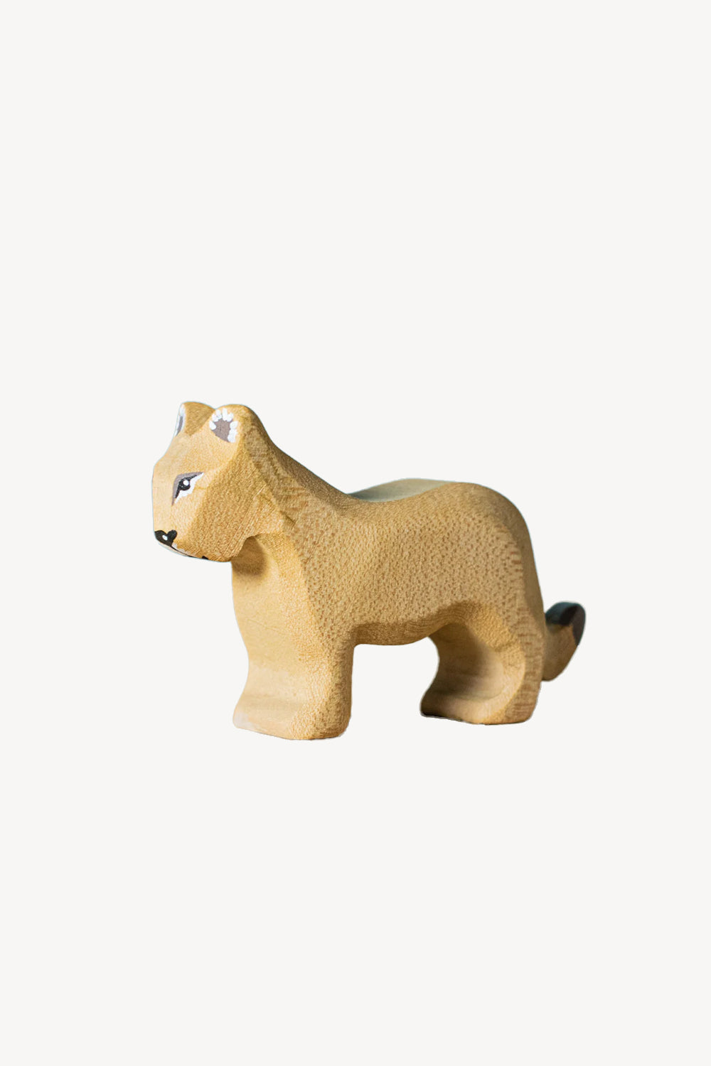 Wooden Lion Cub