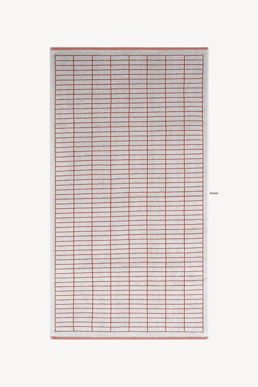 Bath Towel in Terracotta & Stone Tile