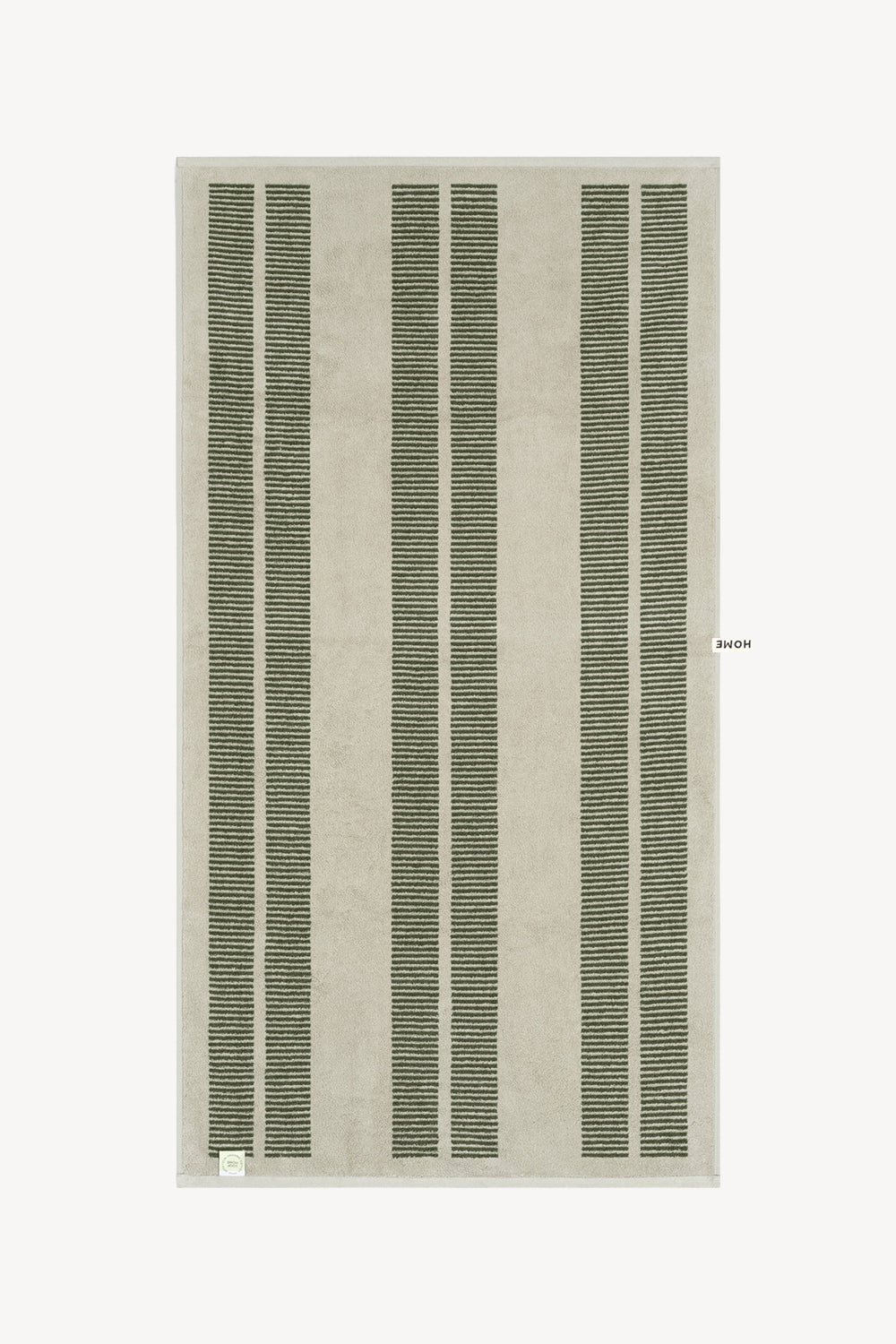 Bath Towel in Forest & Sage Dual Dash