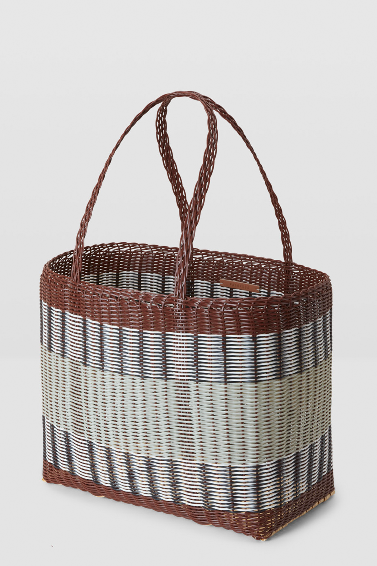 Medium Basket in Chocolate & Palm