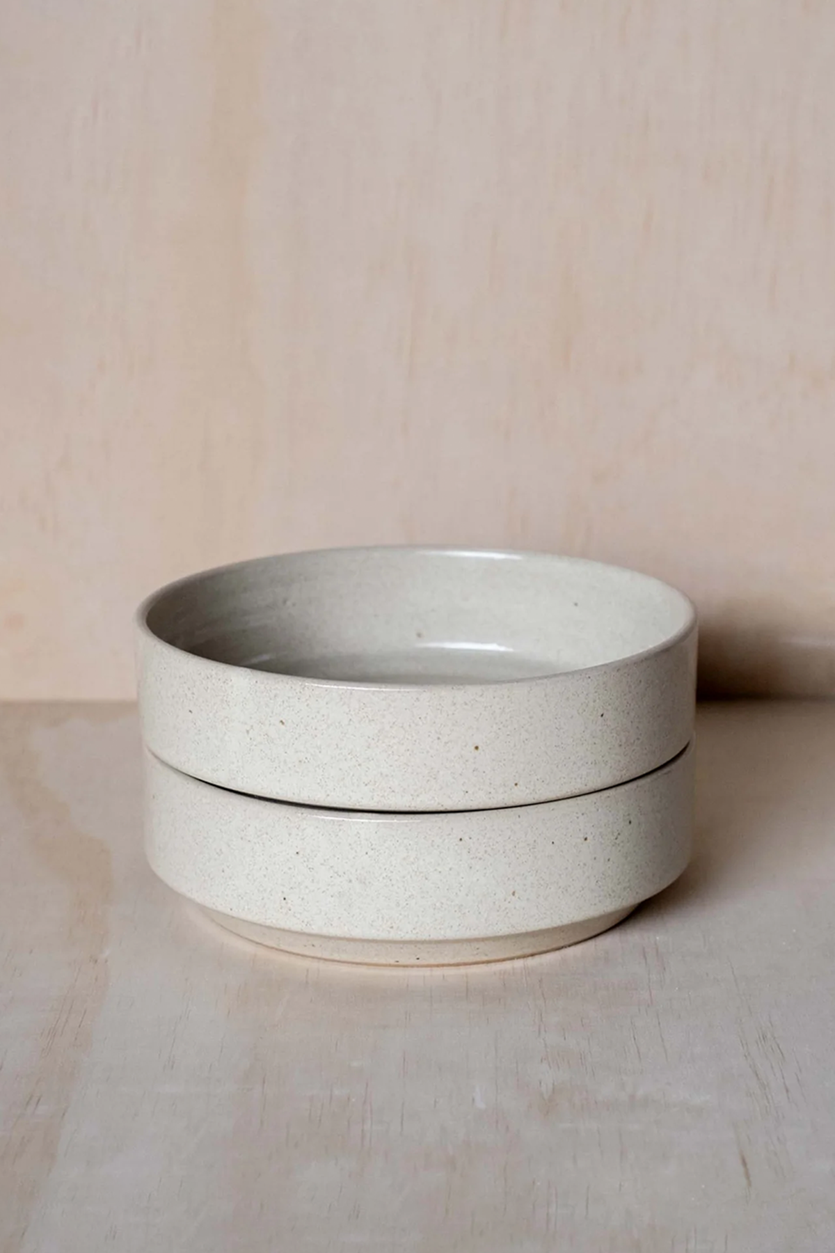 Medium Stacking Bowl in Beige