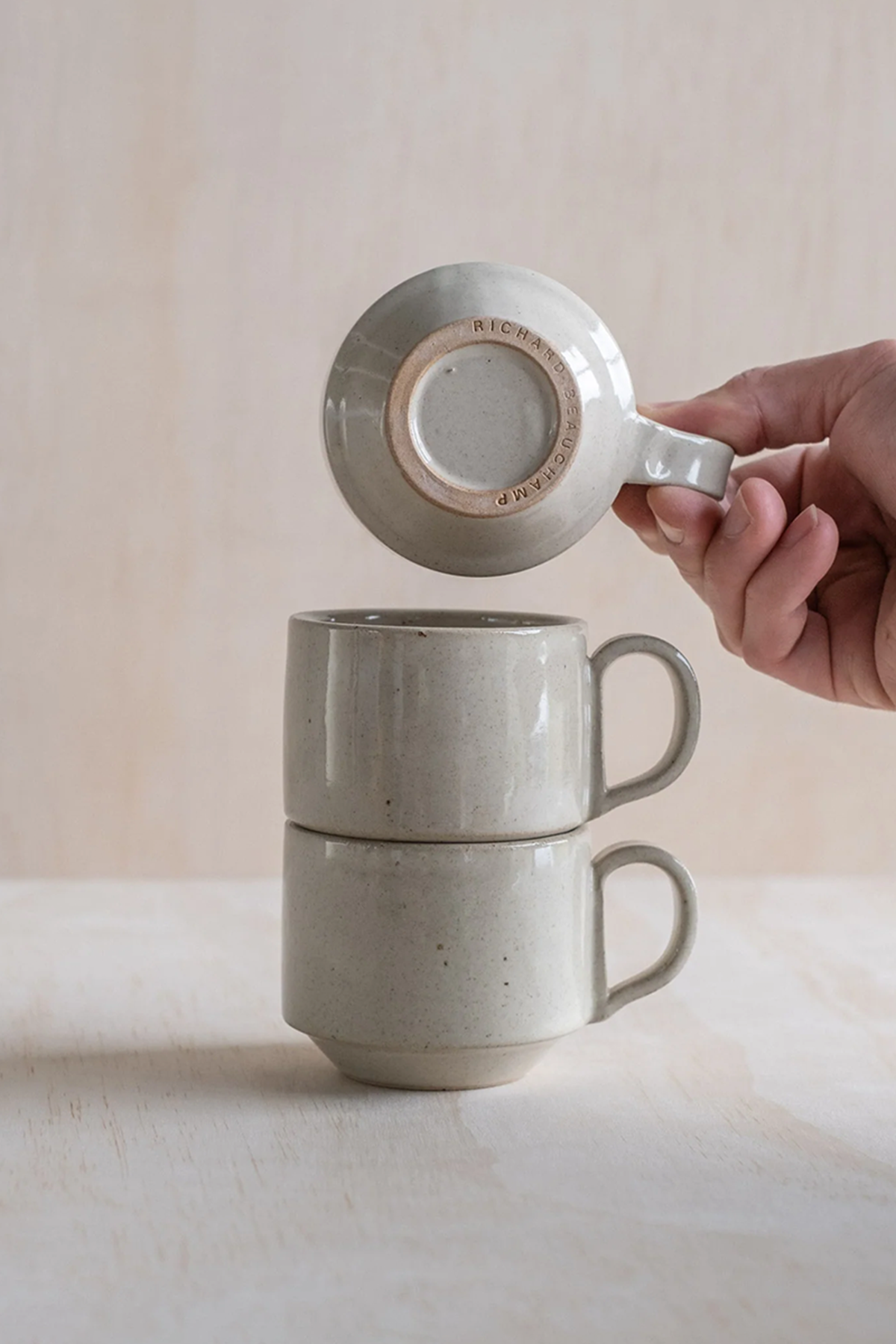 Stacking Mug in Beige