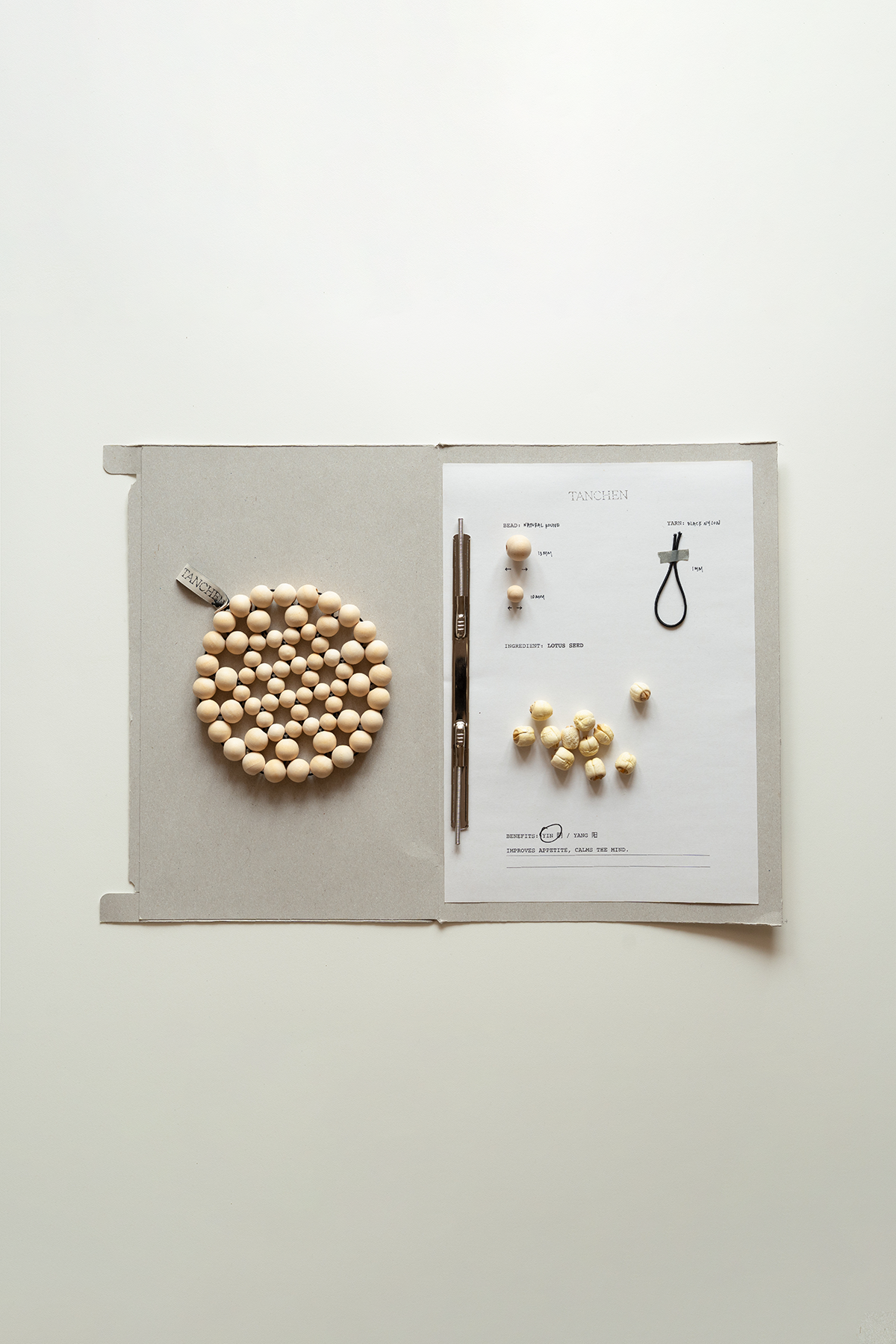 Yin Yang Placemat LOTUS SEED