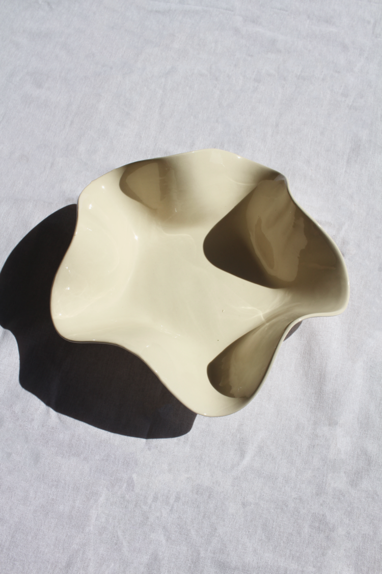 Small Gaia Bowl in Cream