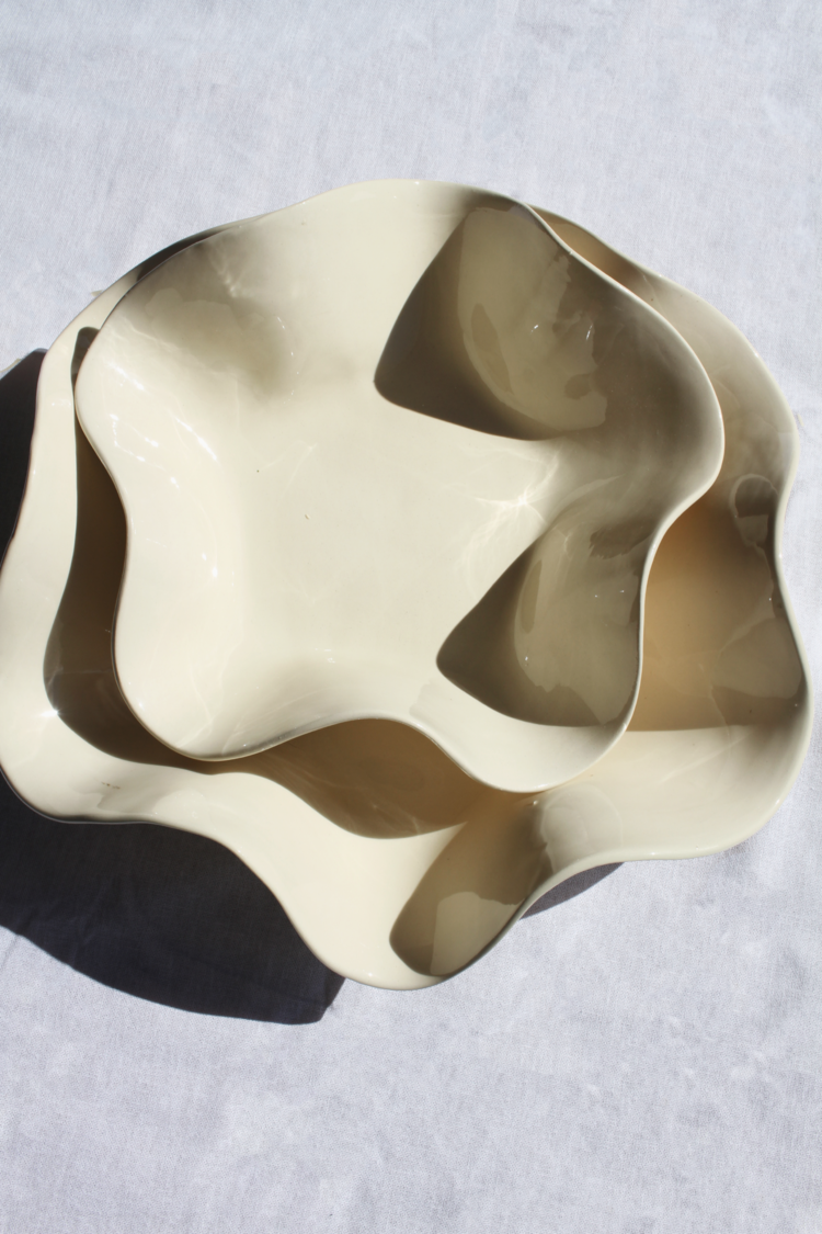 Small Gaia Bowl in Cream